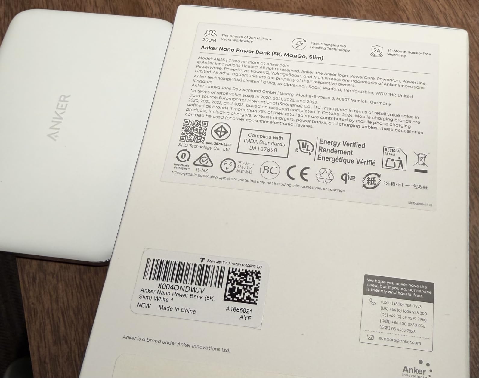 Anker Nano Magnetic Power Bank, 5,000mAh Qi2-Certified 15W Portable Charger customer photo 2