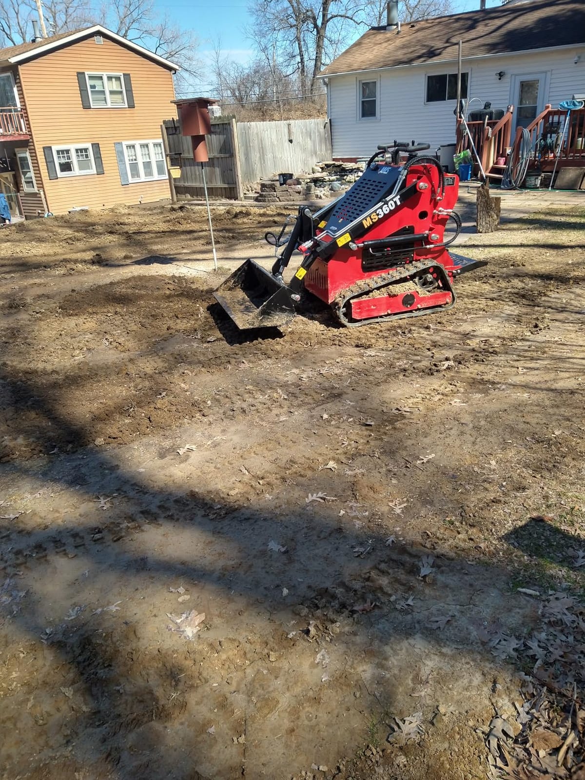 MS360T New Mini Crawler Skid Steer Loader with 13.5HP EPA RATO Gasoline Engine, Compact Stand-On Loader with 42