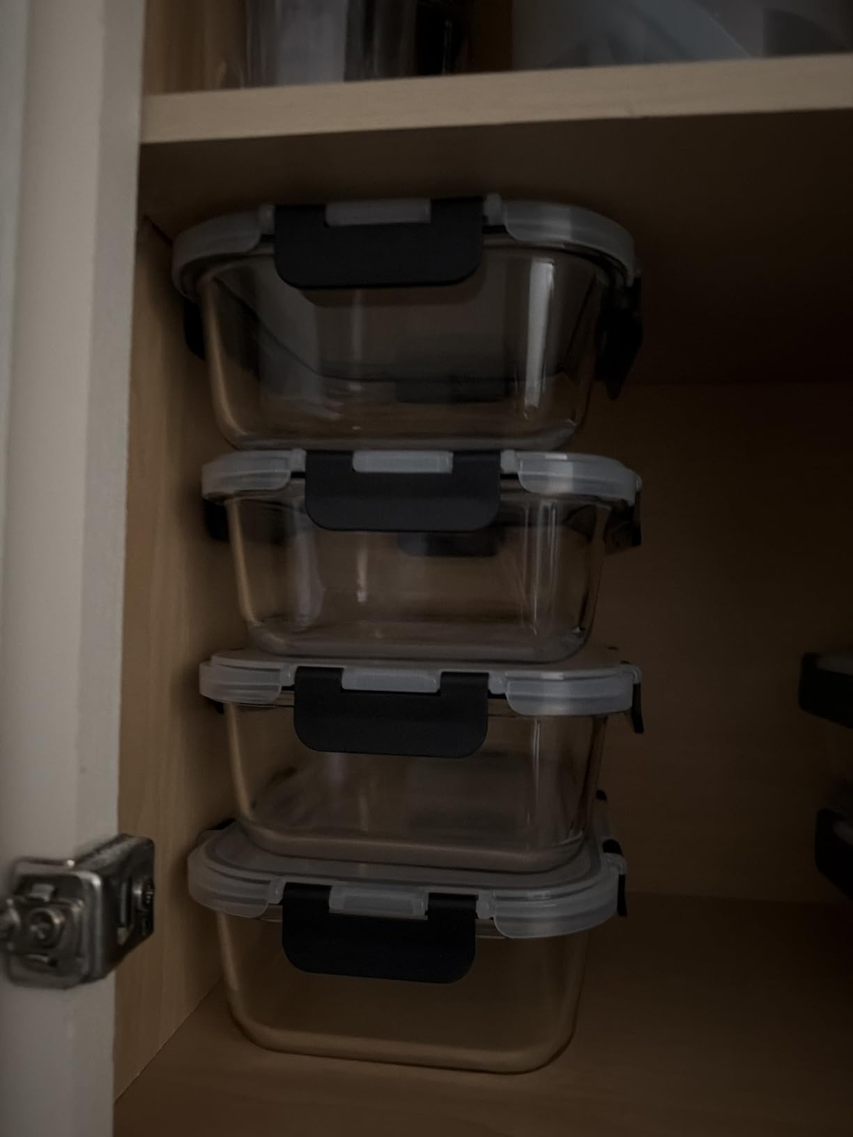 Liuruiyu 8 Pack Glass Food Storage Containers with Lids, Meal Prep Containers, Airtight Bento Boxes with Leak Proof Locking for Microwave, Oven, Freezer and Dishwasher, BPA Free customer photo 1