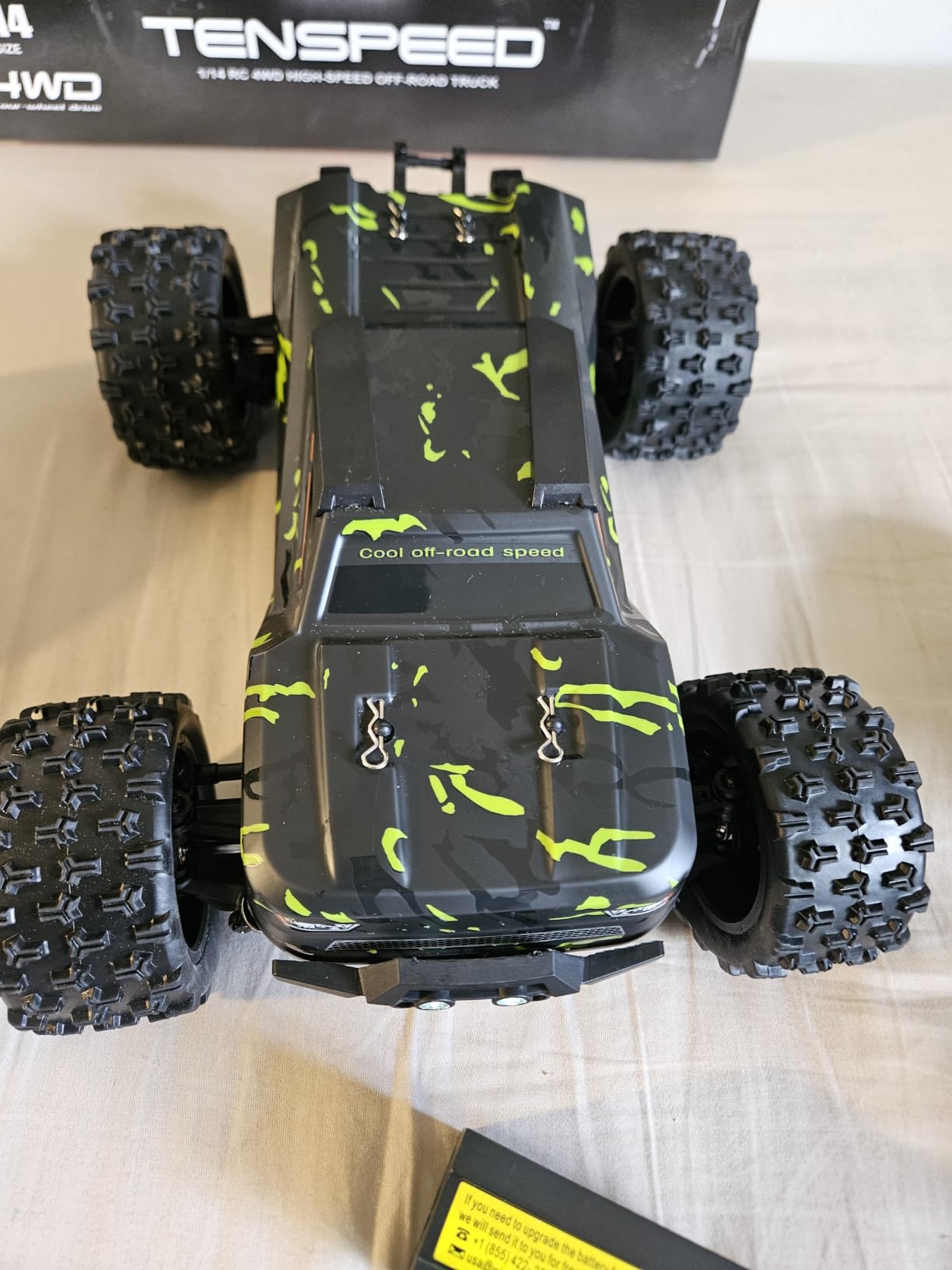 1/14 Brushless RC Cars for Adults Fast 50+ mph, 4x4 Offroad Waterproof RC Truggy with 3S Battery for Snow and Sand customer photo 2