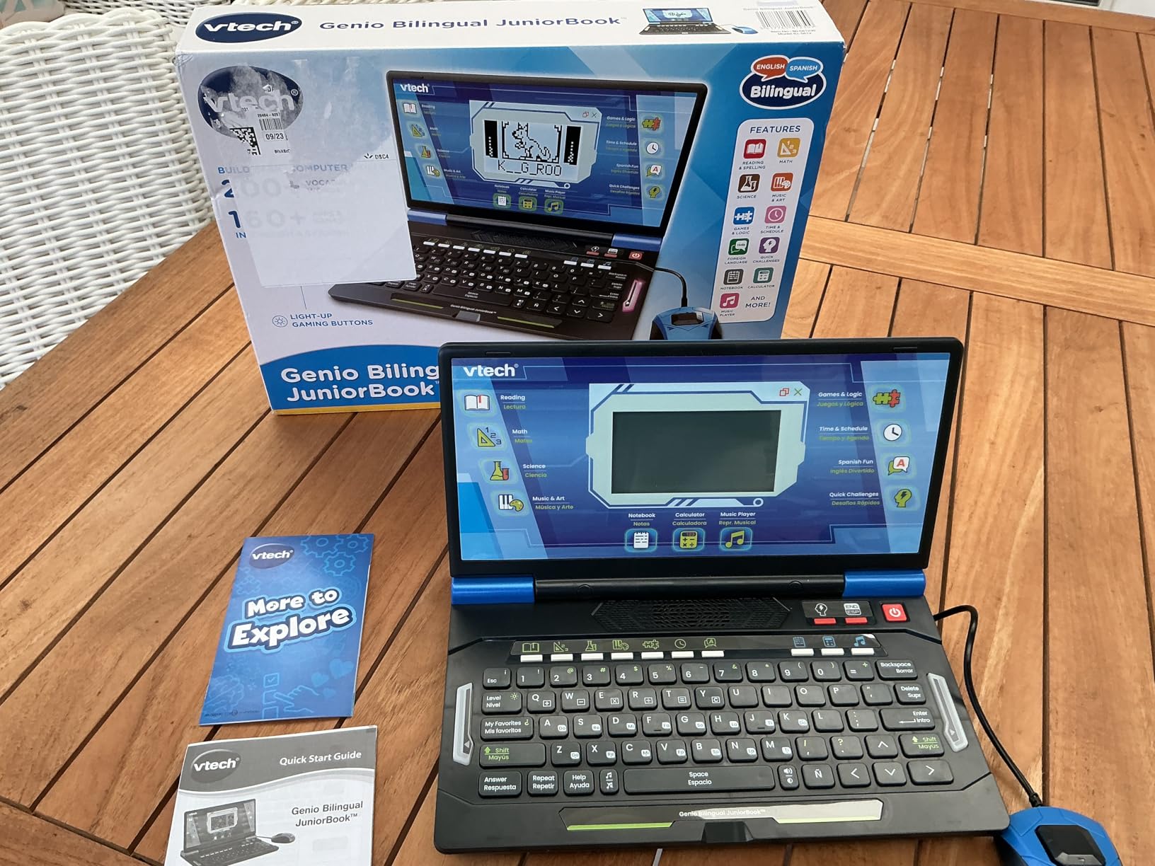 VTech Genio Bilingual JuniorBook Learning Laptop for Kids customer photo 1
