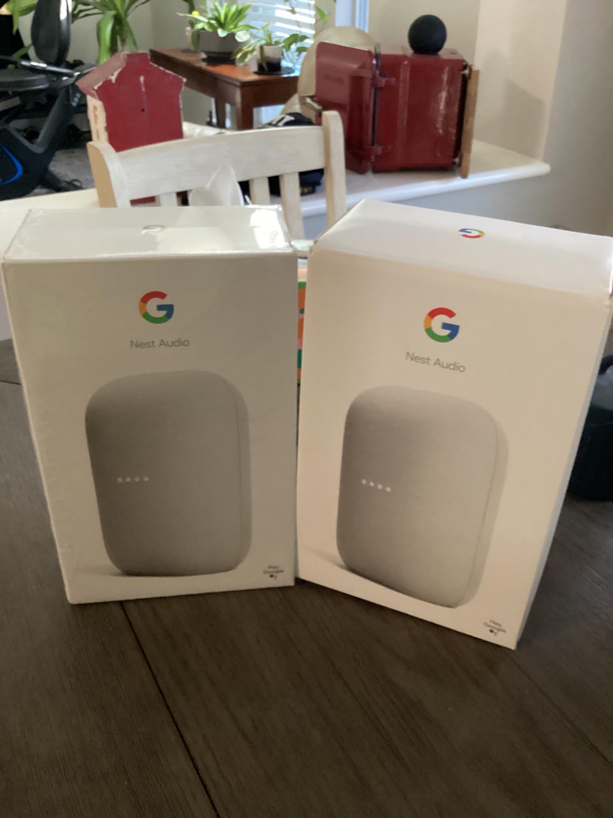 Google Nest Audio (3-Pack) Smart Speakers - Multi-Room Wireless Home Speaker Bundle with Bluetooth, Wi-Fi, Assistant, Stereo Sound, Voice Control & Smart Home Integration customer photo 1