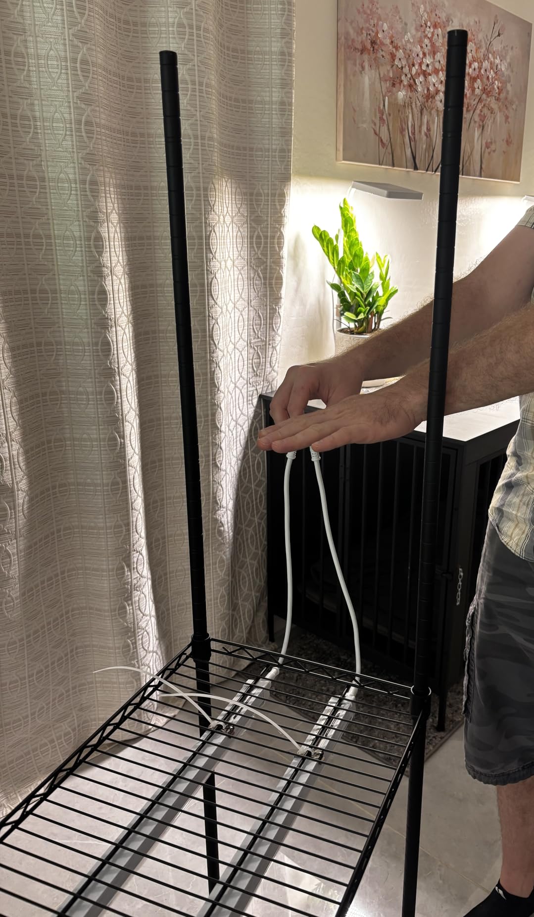 MARS HYDRO 6 Tier Indoor Garden System with 225W Full Spectrum LED Lights | 2026 Indoor Grow Tent for Seedlings, Herbs and Home Plants, 43x16x71'' customer photo 2