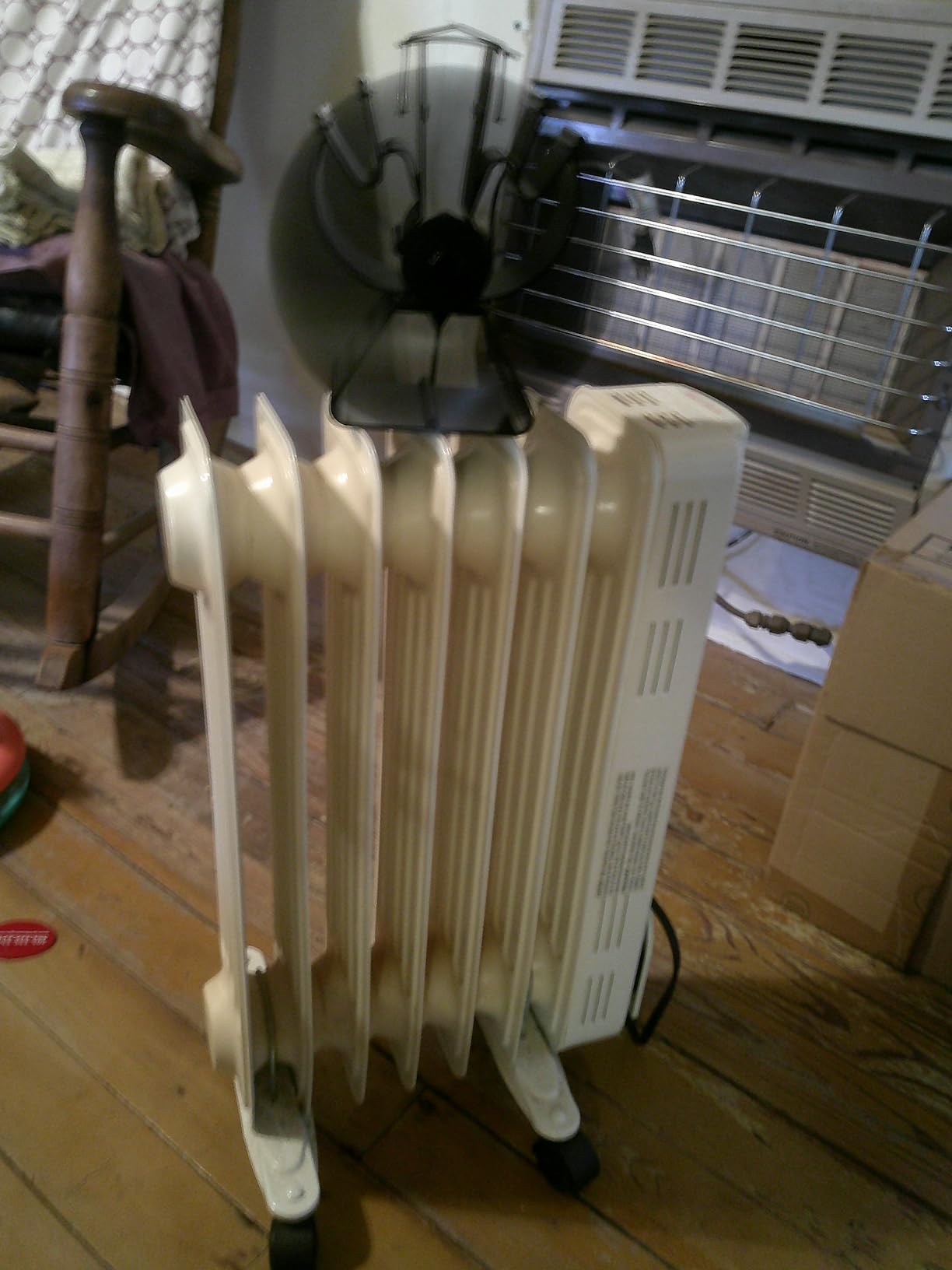 VODA Wood Stove Fan Heat Powered Fireplace Fans 8 Blades Non Electric, Heat Activated Thermal Fan for Wood Burning Stove/Log Burner, Stove Accessories Thermometer customer photo 2