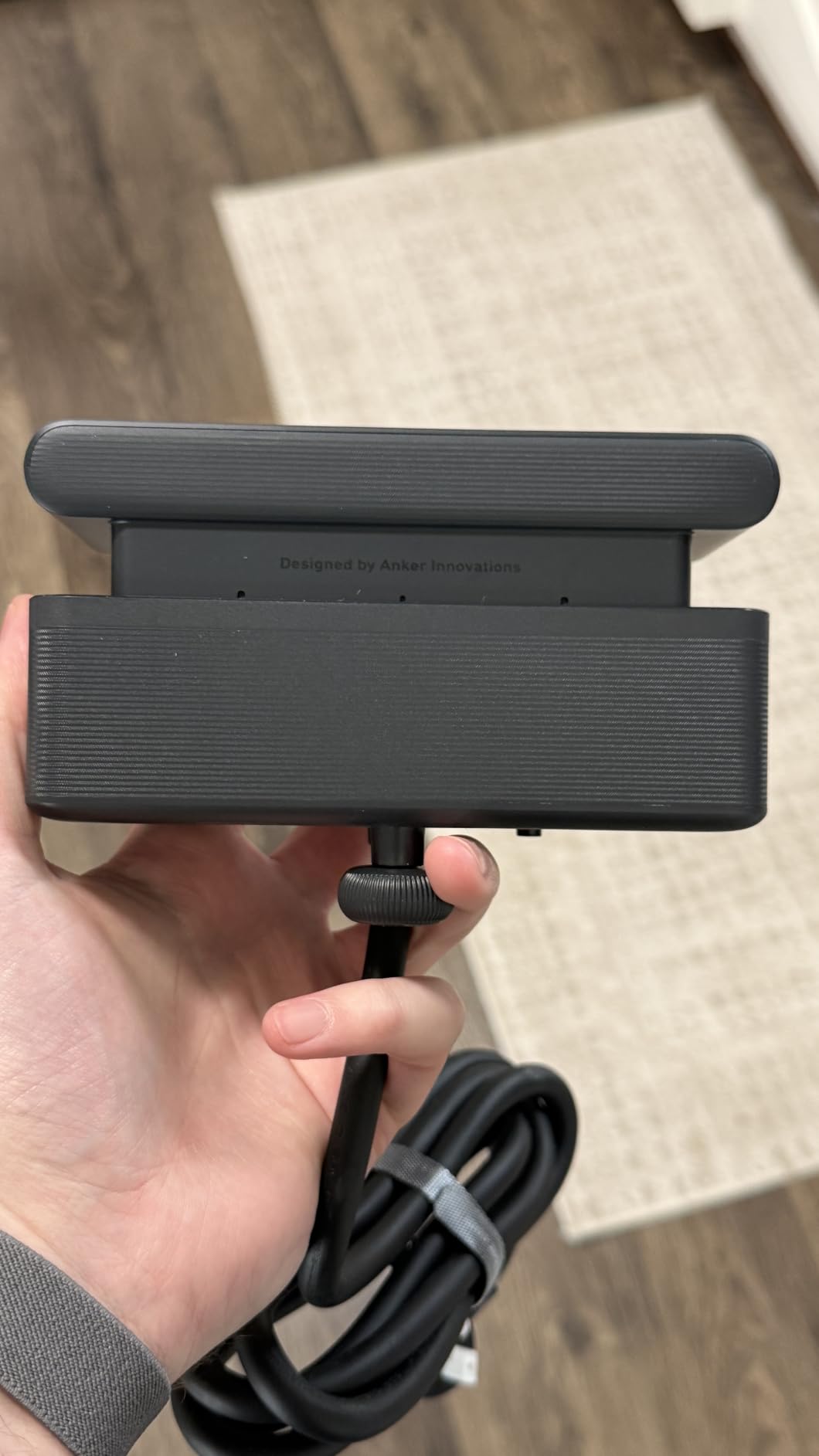 Anker Nano Power Strip, Desk Clamp, 70W Max, 1500J Surge Protector, 2 USB C | 6AC 5ft Extension Cord, Outlet Extender Desk Organizer Gaming Accessories Home Office Essentials, Fit 0.6~1.8'' Tabletop Edge customer photo 2