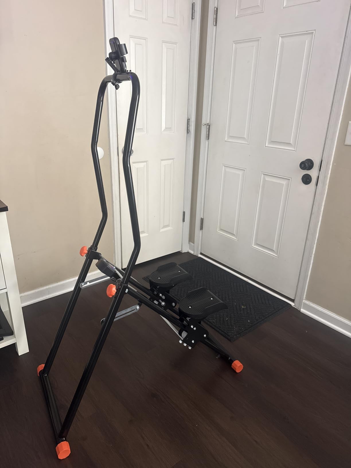 EPHESPORT Stair Stepper for Home Gym, 2.0 Stair Climber with 3-Level Adjustable Resistance, Non-Slip Pedals, Digital Monitor & Phone Holder, Foldable Stepper for Legs Glutes Cardio customer photo 2