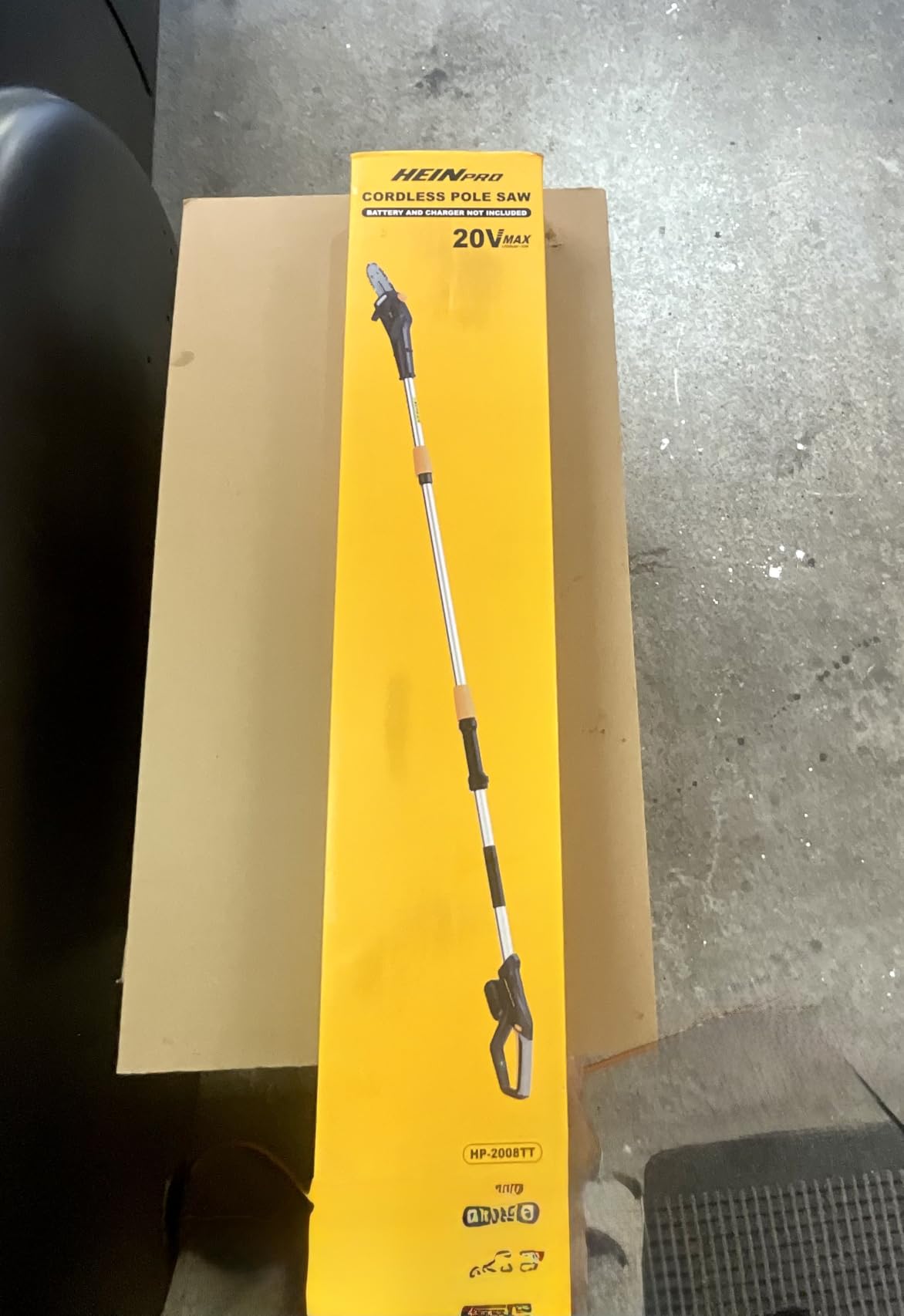 HEINPRO Cordless Pole Saw Compatible with Dewalt 20V MAX Battery | 8-Inch Electric Pole Saws for Tree Trimming Battery Powered, Extension Up to 14.2-Feet Pole Chainsaw (Battery not Included) customer photo 2