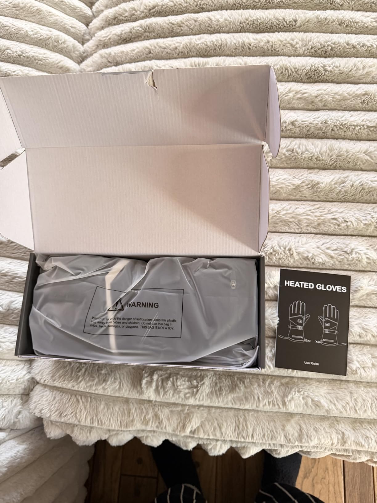 Cauasock Heated Gloves - Rechargeable 7.4V 3000mAh Electric Heating Ski Gloves customer photo 1