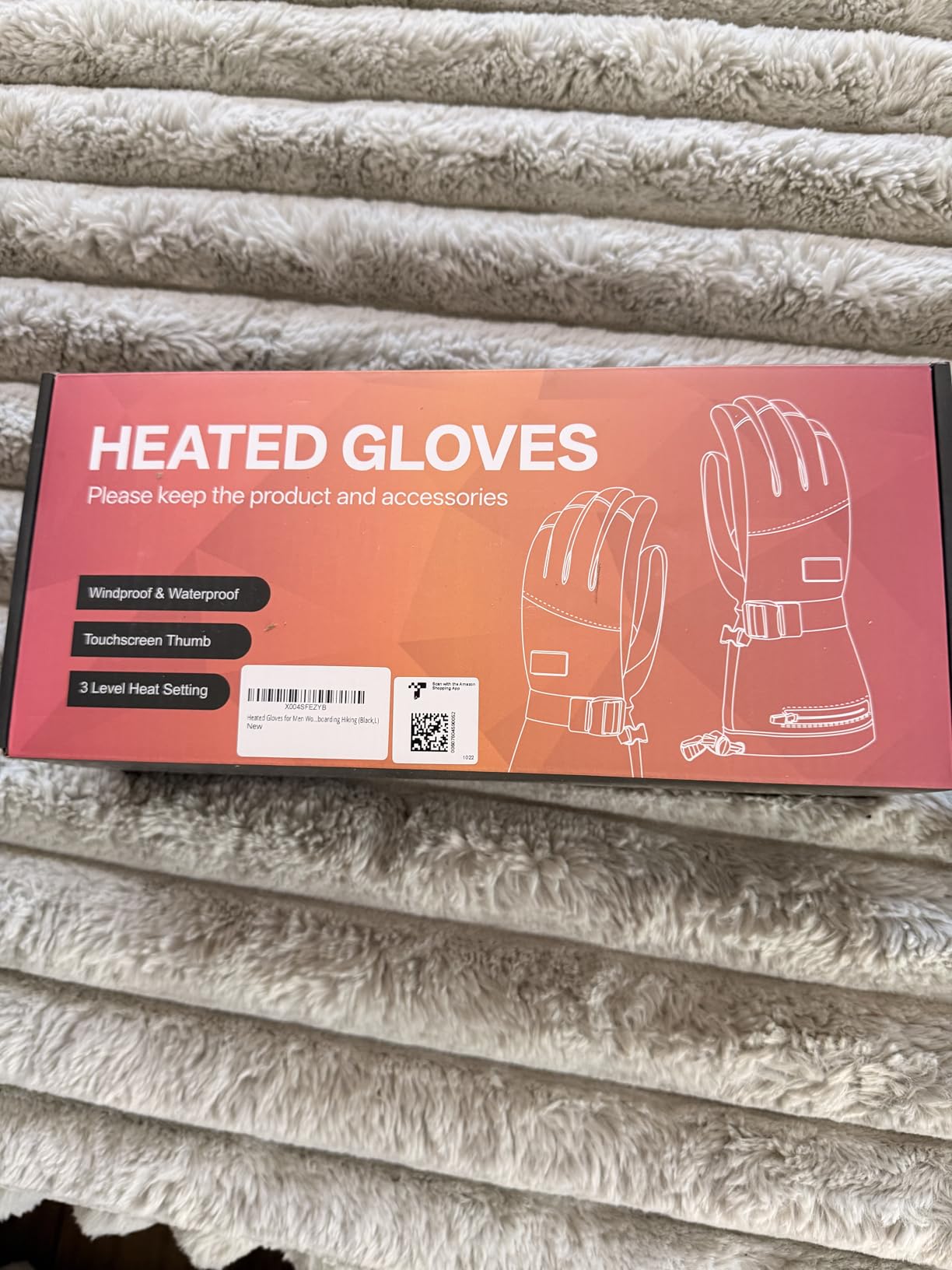 Cauasock Heated Gloves - Rechargeable 7.4V 3000mAh Electric Heating Ski Gloves customer photo 2