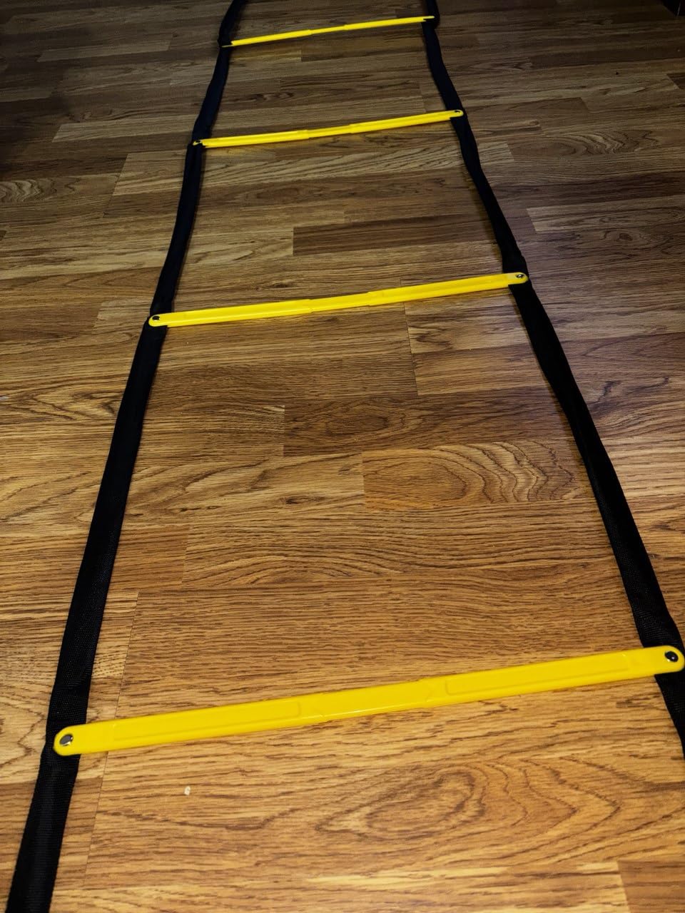 SOFTSOUL Tangle Free Agility Ladder, 12 Fixed Rungs, Heavy Duty Speed & Footwork Training Ladder for Football Soccer Basketball Drills, Portable Exercise Ladder for Kids, Youth & Adults customer photo 2