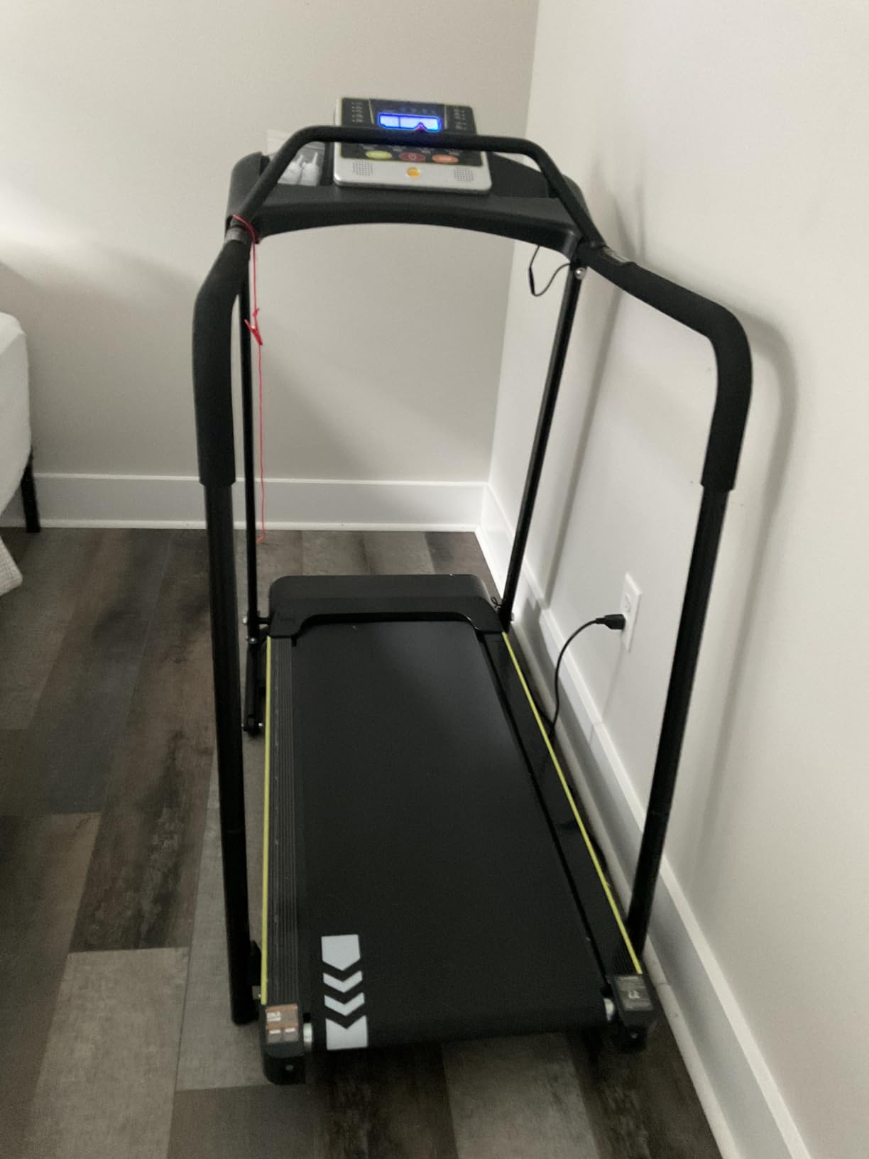 Redliro Treadmill for Seniors - 0.3mph Slow Start, Front & Long Handrails customer photo 1