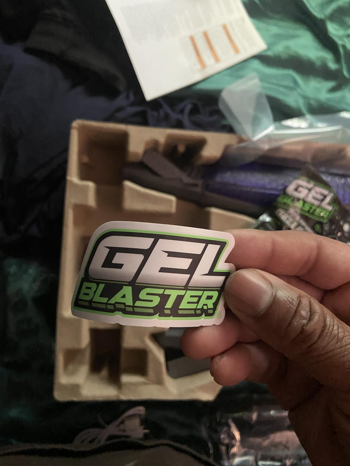Gel Blaster Halo Plasma Blaster - Type-25 Glow-in-the-Dark Gel Ball Blaster, Includes Tracer Function - Officially Licensed Replica - 14+ customer photo 2