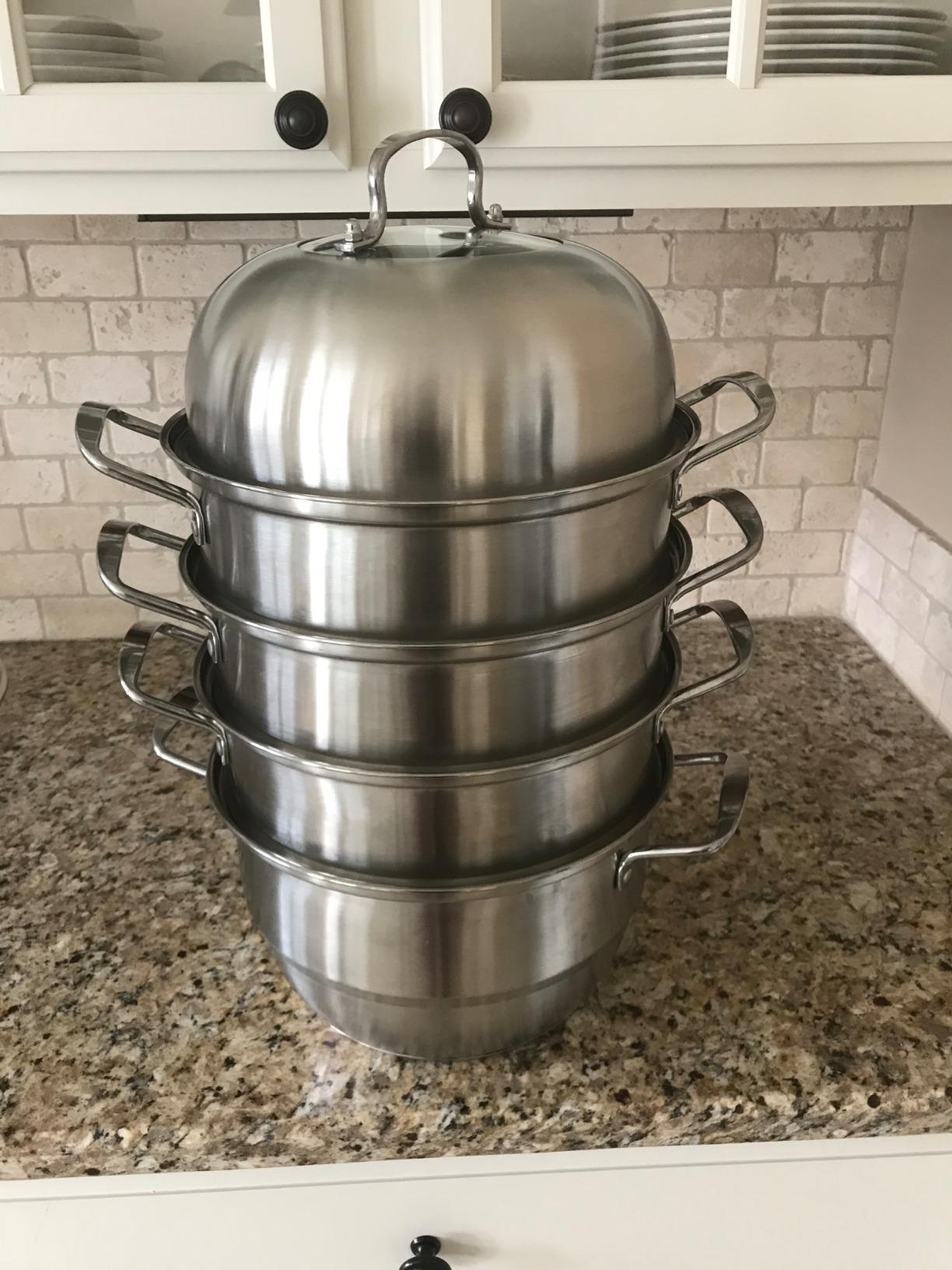 VEVOR Commercial Food Warmer, 1500W Electric Stainless Steel Steam Food Warmer with Glass Cover, 6 x 1/3 Size Pans Buffet Bain Marie with Soup & Perforated Ladles, for Catering, Restaurant & Party customer photo 1