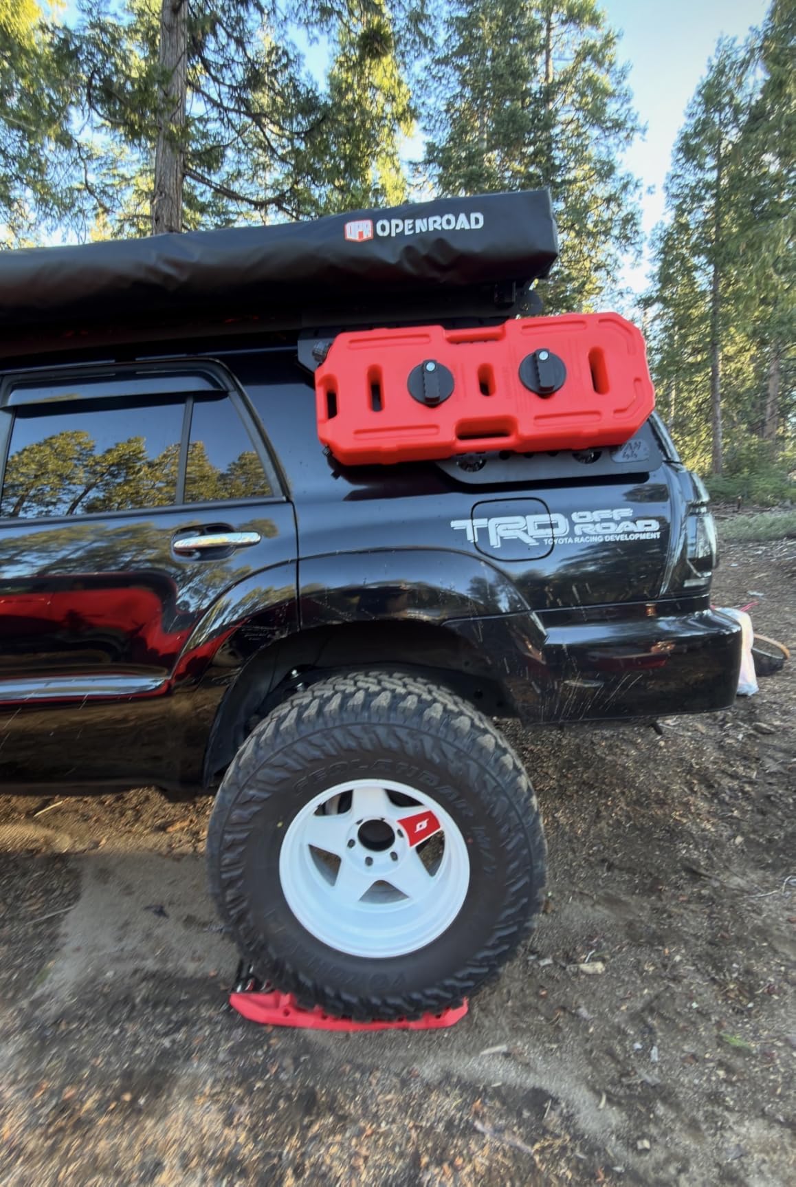 BUNKER INDUST Offroad Traction Boards with Jack Base, Pair Portable Recovery Track Tire Traction Mat - Black Sand,Mud,Snow Tracks(Replaceable Dual Colors Teeth/Rugged Steel Plate), Gen 12th customer photo 1