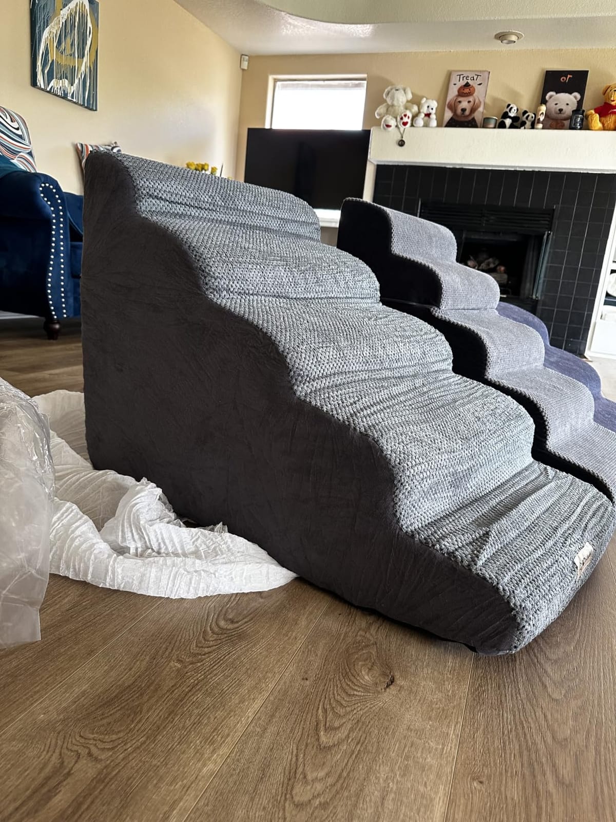 Miorun Extra Wide Dog Stairs for Large Dogs, 25