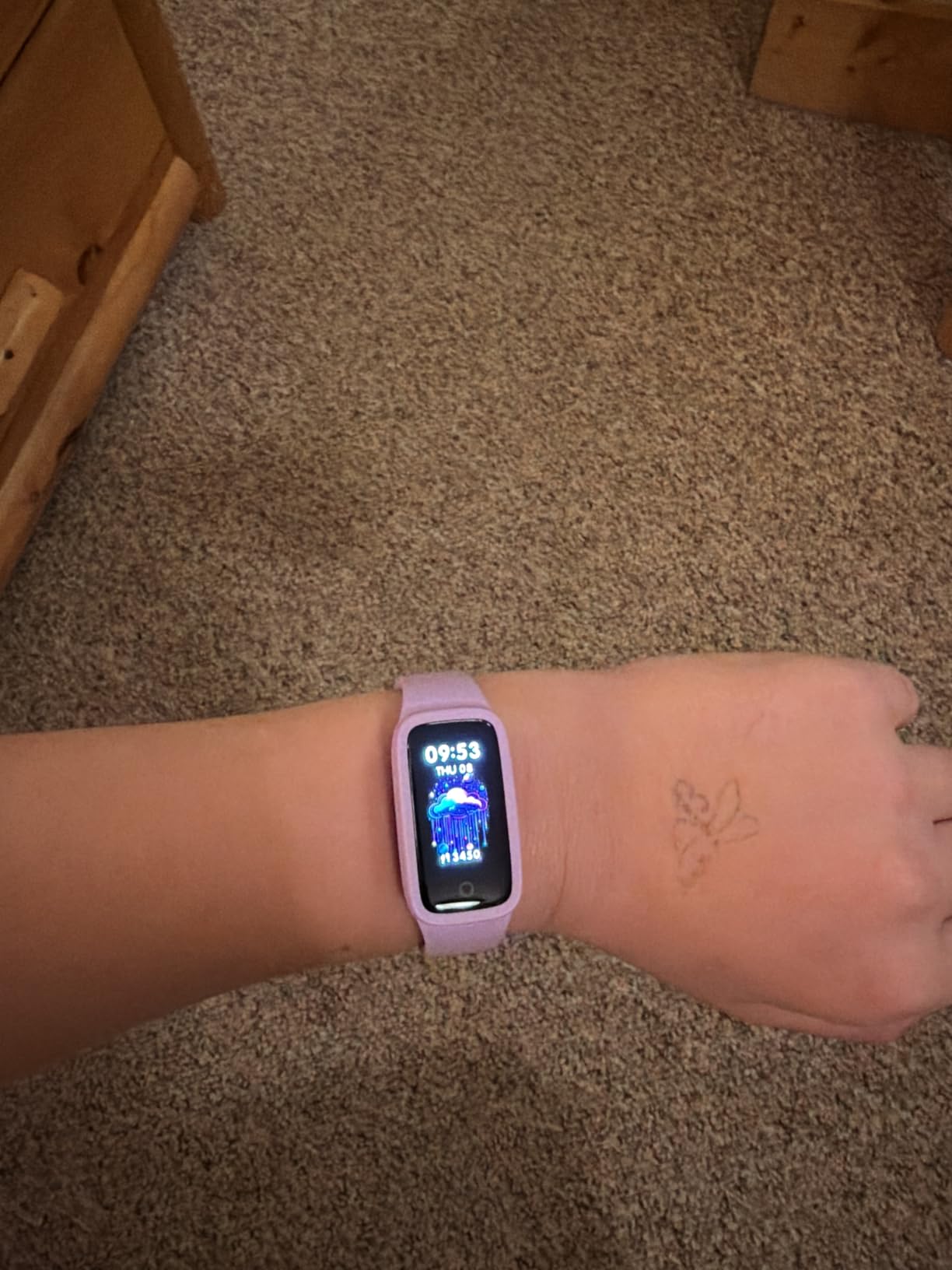BIGGERFIVE Vigor Kids Fitness Tracker Watch AMOLED Screen, 3ATM Waterproof | No Phone Needed, Pedometer, Heart Rate, Sleep Monitor, Vibrating Alarm, 10 Sport Modes, E-Pet for Boys Girls Age 5-15, Blue customer photo 1