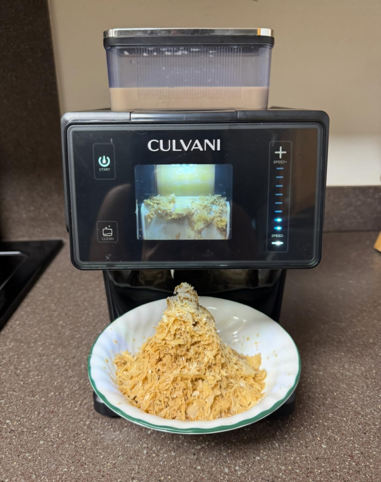 Culvani Snowlux Shaved Ice Machine No Ice Needed, Self-Clean Bingsu Machine | Built-in Compressor Stainless Steel Roller 44 lbs/Day Output, One-Button, 8 Speeds, Countertop Snow Cone & Frozen Drink Maker customer photo 2