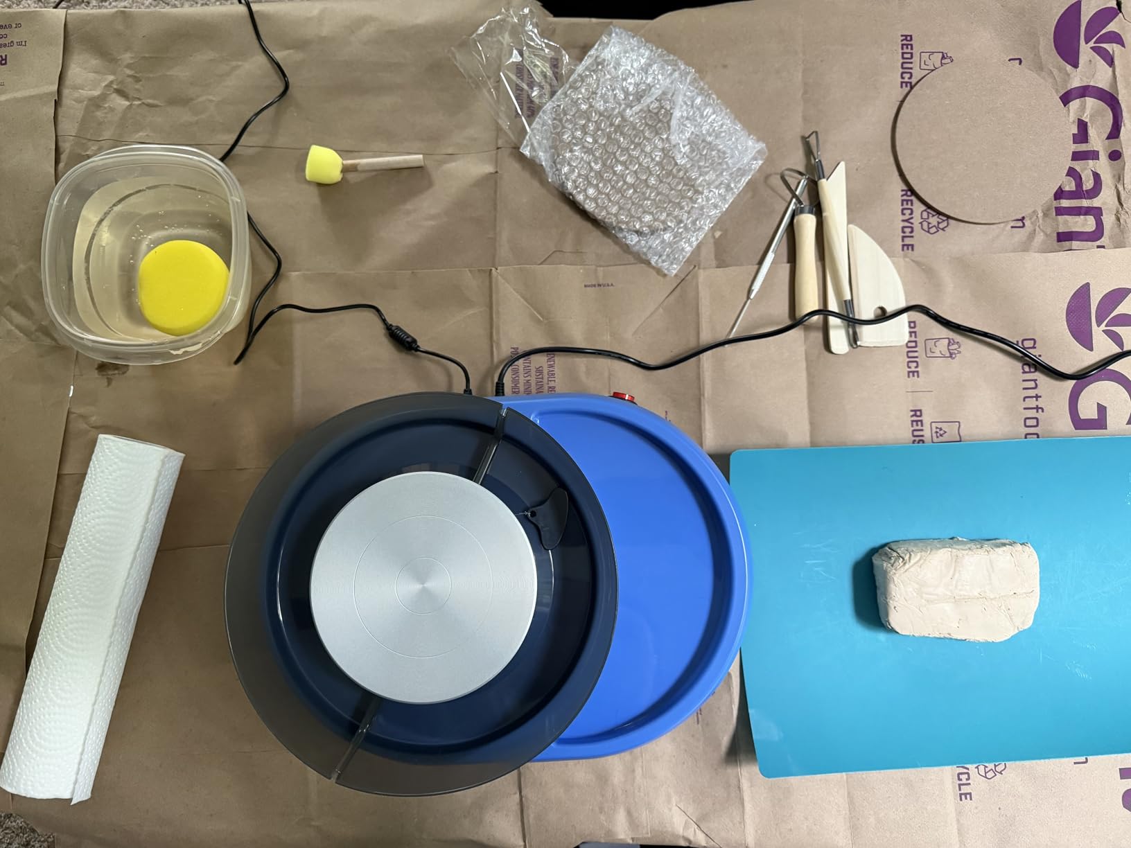Pottery Wheel for Beginners - Upgraded Pottery Wheel with 6