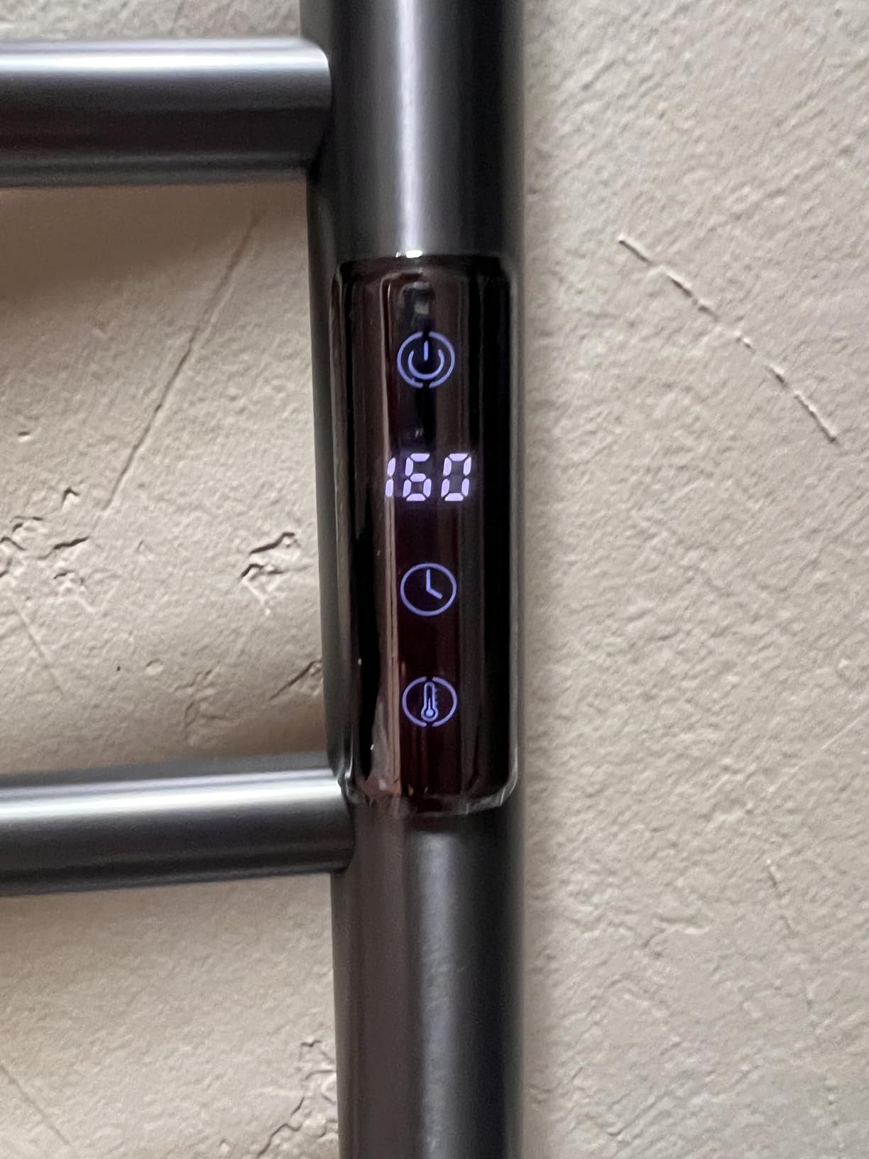 Electric Towel Rack with Voice Control for Alexa & Google Home, TUYA - Wall-Mounted Bathroom Heating Towel Warmer, Plug-in, Stainless Steel Material, 16.54x23.62x5.51 in, Gold, 4 Bars customer photo 2