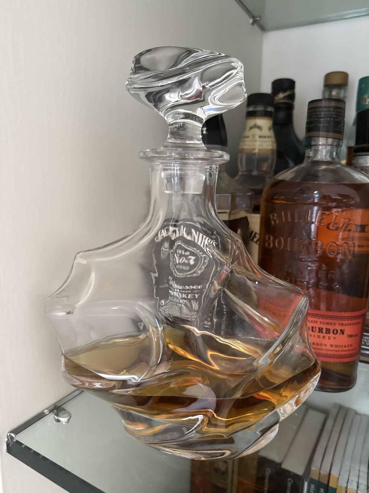 Storm Japanese Crystal Whisky Decanter, 750ml, Gift for Men | 100% Ultra Clarity Lead-Free Crystal, Elegant Liquor Carafe, For Whiskey, Scotch, Bourbon & Spirits, Premium Gifts for Men customer photo 1