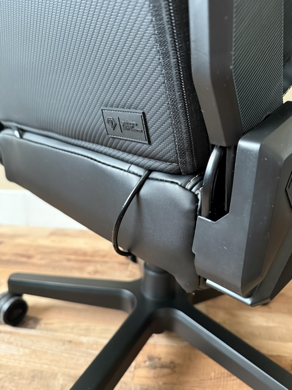 Anda Seat Kaiser 4 XL Gaming Chairs for Adults - Ergonomic Black PVC Leather Gaming Chair with 6D Armrest, Comfortable Office Seat with Lumbar Support, Heavy Duty Wide Gamer Seat customer photo 1