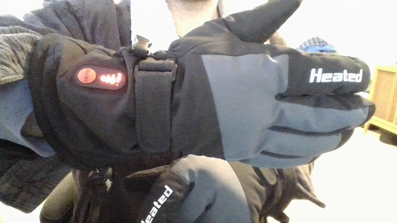JUGEVI Heated Gloves - 7.4V Fast Heating Waterproof Gloves for Men Women customer photo 1