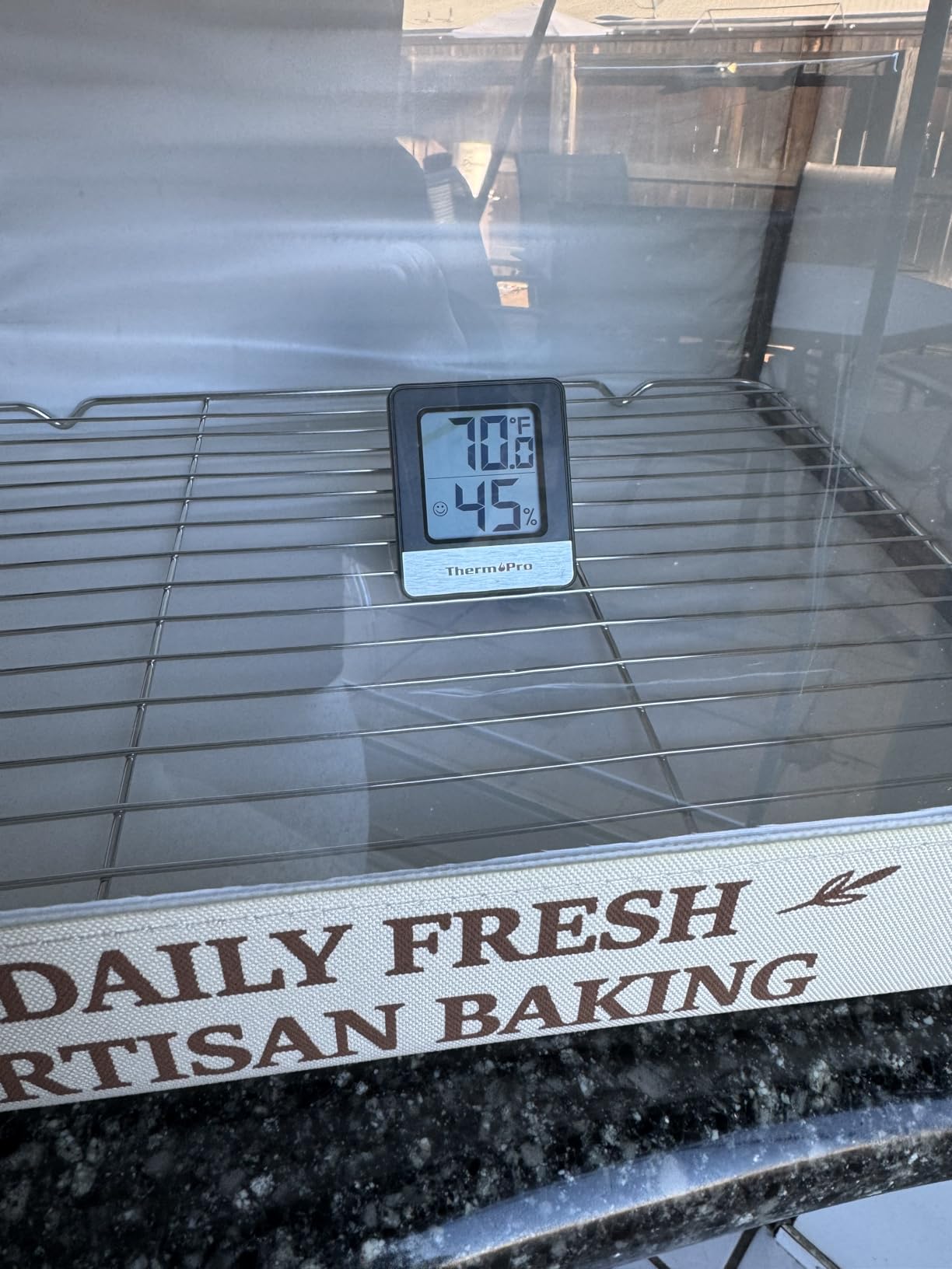 Antner Folding Bread Proofing Box with 70-131°F Temp Control & 99H Timer, Front-View Window Sourdough Proofing Box, Dough Proofer with Metal Rack for Sourdough, Pizza, Bread Baking, Yogurt, Kombucha customer photo 1