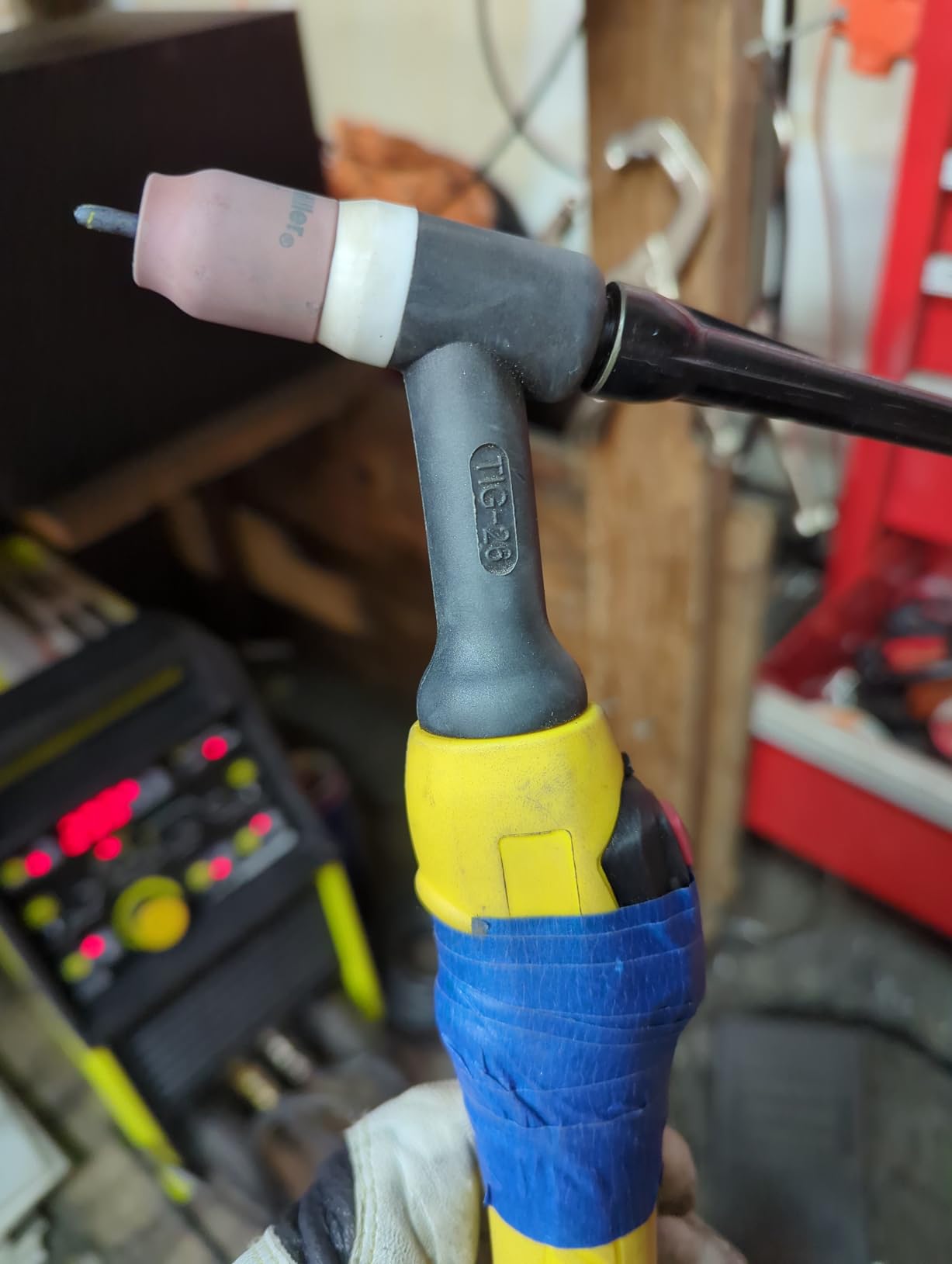 Weldpro 200A AC/DC TIG Welder with Pulse, 110V/220V Dual Voltage Aluminum TIG Welder, AC TIG/DC TIG/AC PULSE TIG/DC PULSE TIG/Stick 5 in 1 Multiprocess Welding Machine with TIG Torch & Foot Pedal customer photo 2