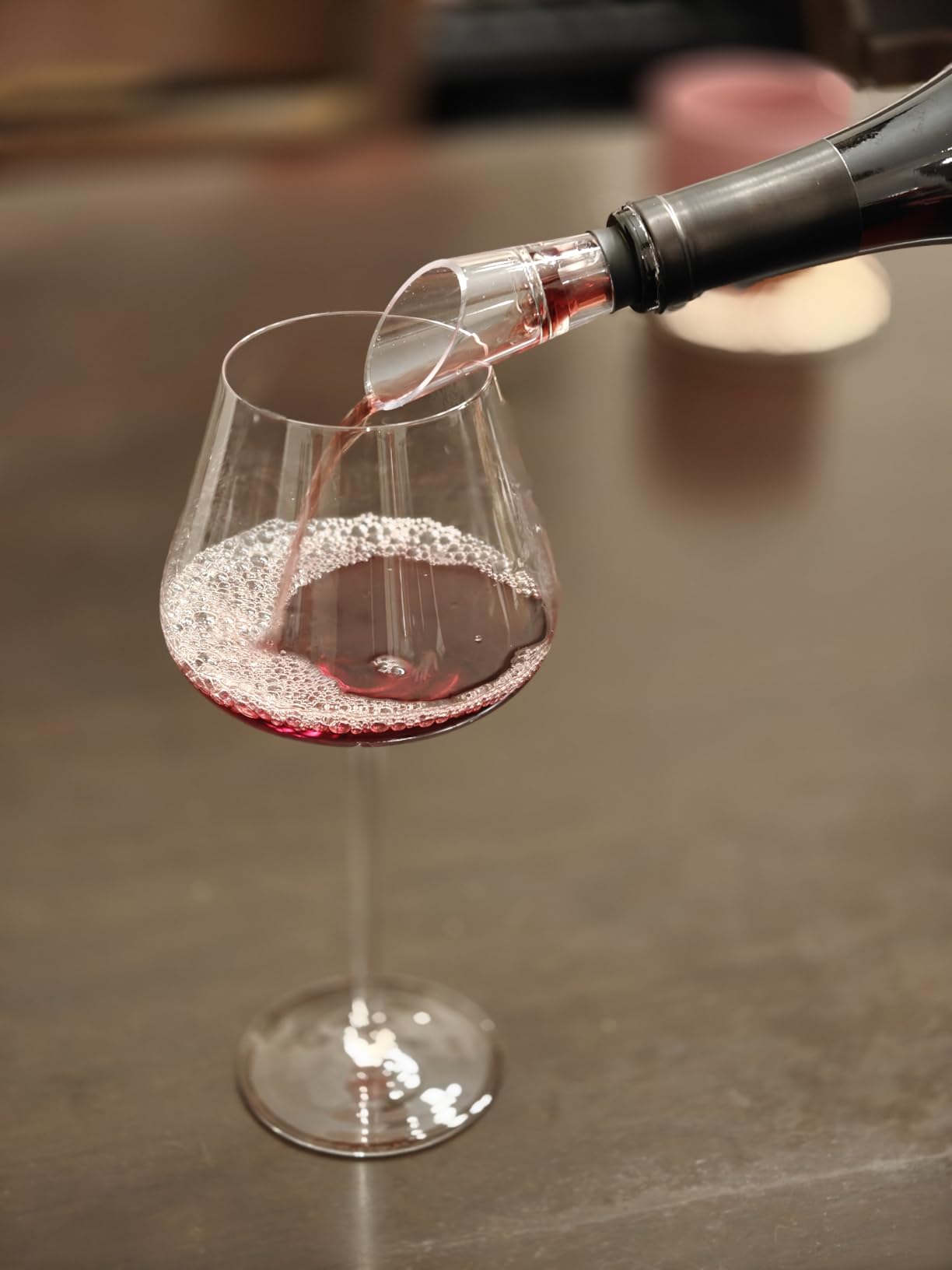 Crystal Wine Glasses Set of 4, Hand Blown, 18OZ Large Bowl for Red Wine customer photo 1