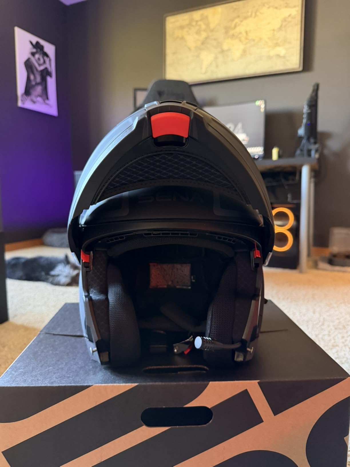 Sena OUTRUSH 2 Modular Smart Motorcycle Helmet with Bluetooth Connectivity and Mesh Intercom Communication customer photo 1