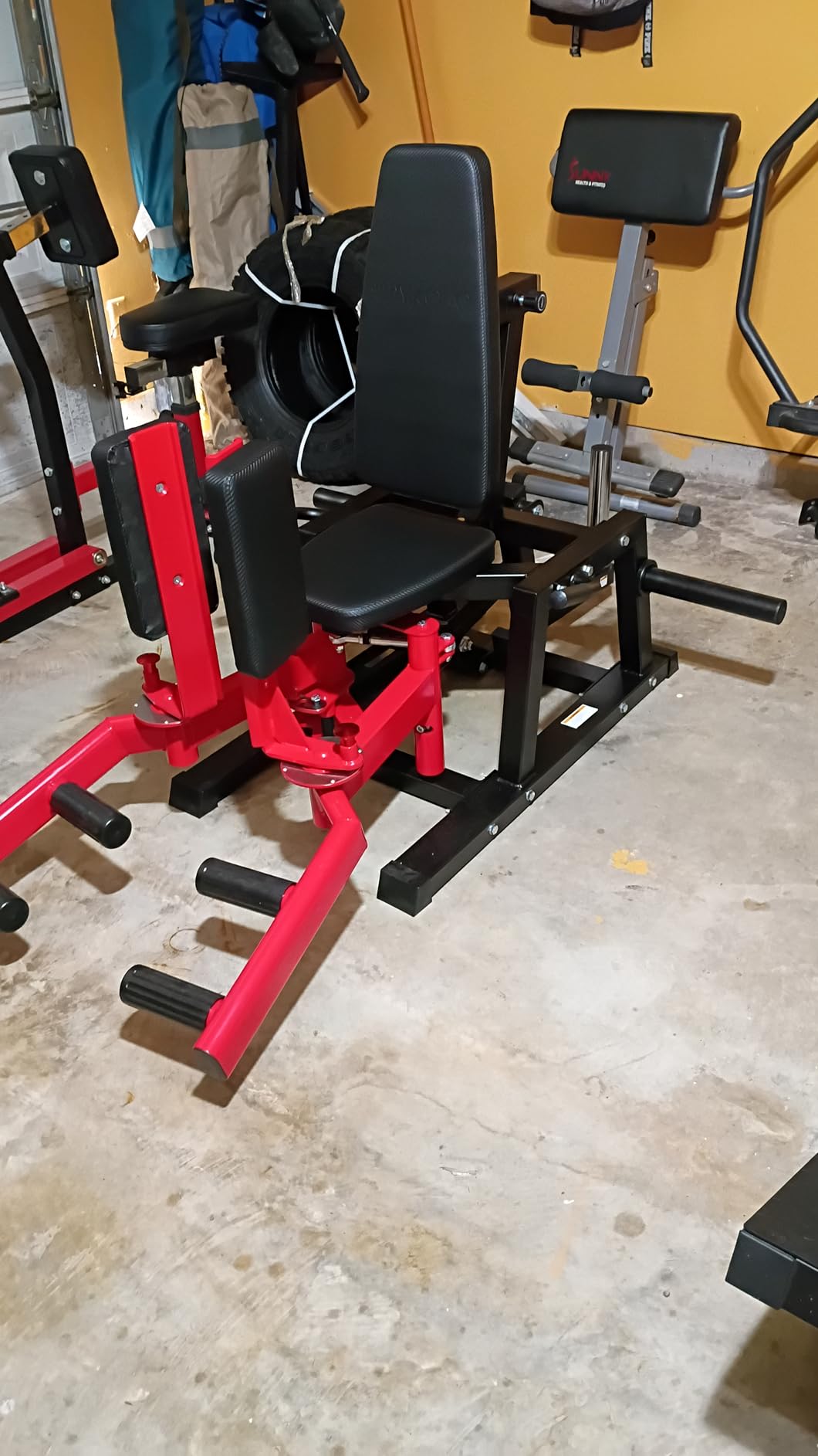 Mikolo Plate-Loaded Hip Abductor and Adductor Machine for Home Gym, 6-Level Gear System for Glute & Thigh Workout, Inner/Outer Thigh Trainer for Strength Training customer photo 1