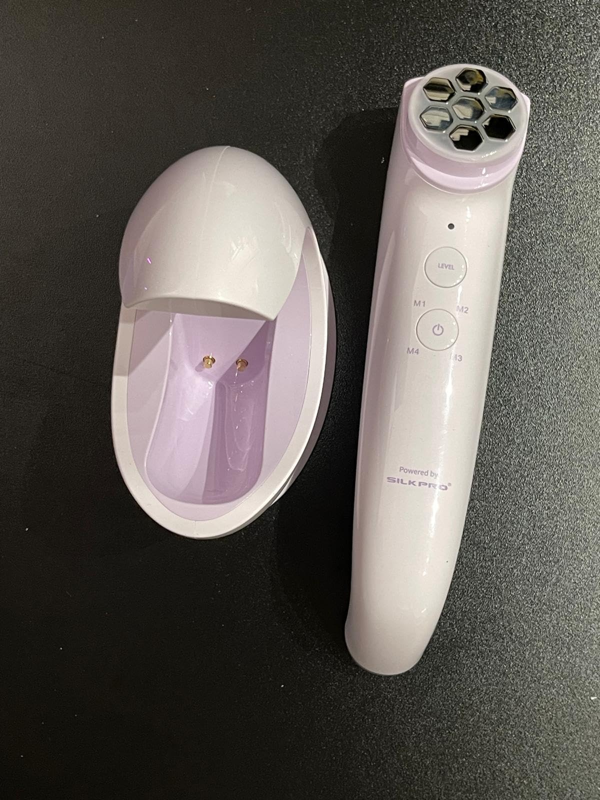 DermRays Multi-Functional Microcurrent Device with Light | EMS, Face Care, 4-in-1 Facial Toning Tool with Multi-Leading Tech for a Visibly Radiant & Youthful Appearance customer photo 1
