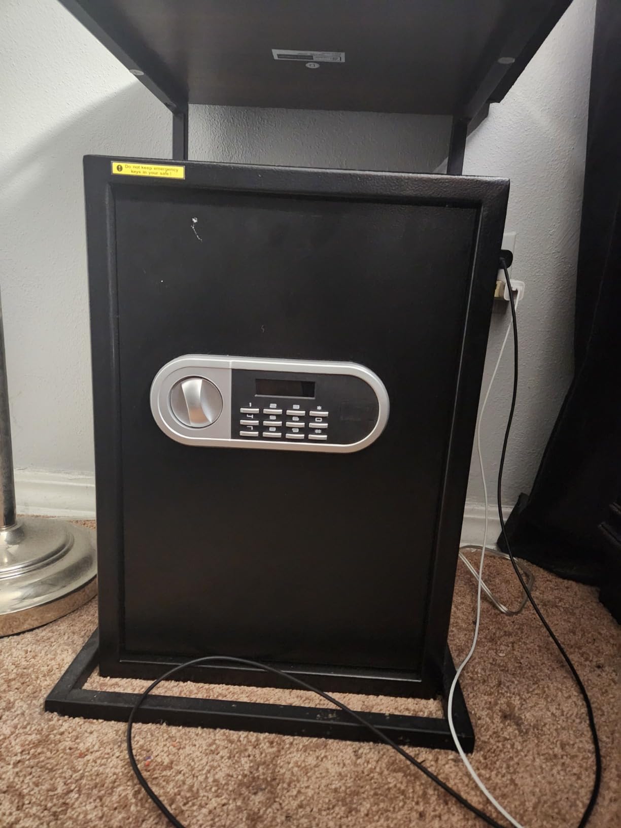 1.3 Cuft Small Fire Proof Safe for Home Documents, Anti-theft Safes for Home Use Fire and Water Proof with Combination Lock, Smart Alert System and Removable Shelf, Digital Document Safe for Jewelry customer photo 1