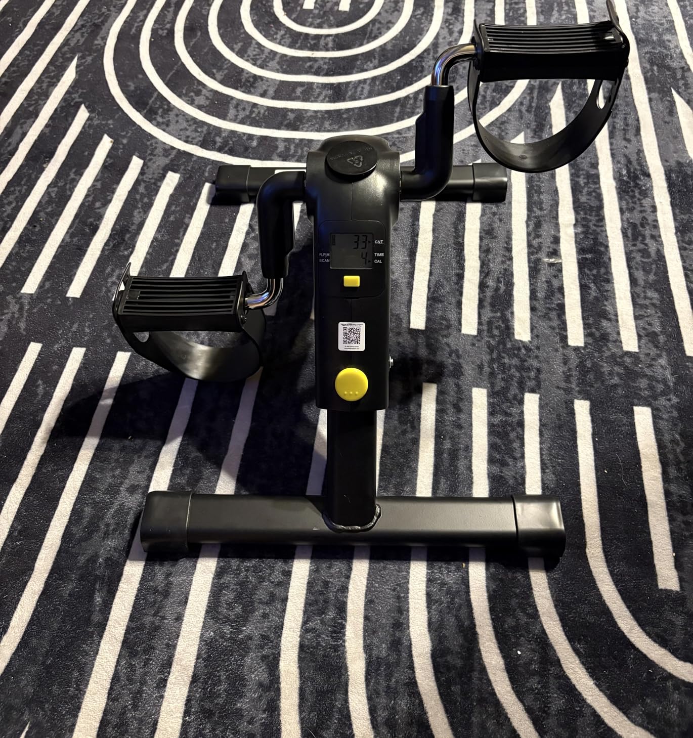MOMODA Under Desk Bike Pedal Exerciser with LCD Display Portable Mini Exercise Bike customer photo 2
