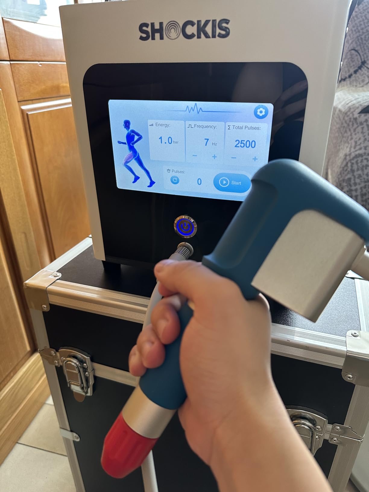 Portable Shockwave Therapy Machine, Clinical Grade ESWT Device, Joint/Muscle/Hip Pain Relief, FSA/HSA Eligible customer photo 2