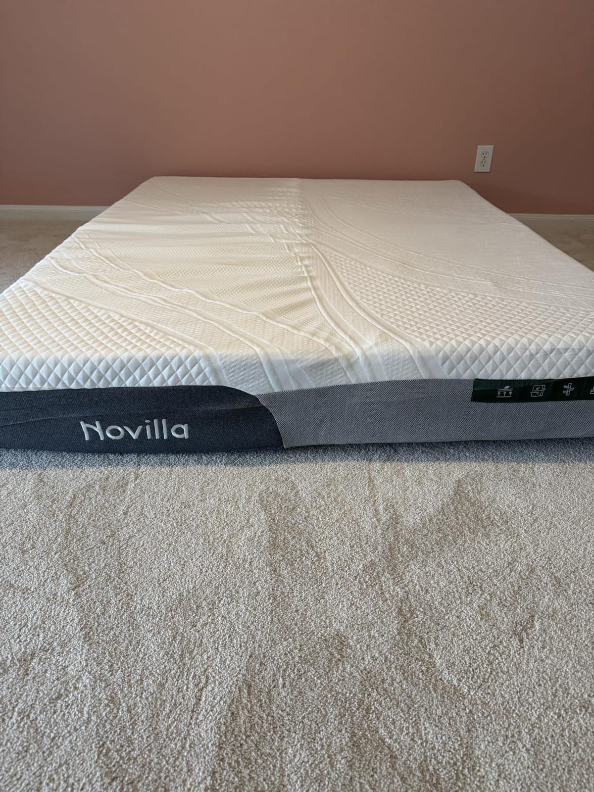 Novilla Bliss Cooling Queen Size Mattress, 12 Inch Gel-Infused Memory Foam | Mattress Queen Size in a Box with Cool-Touch Nylon Cover, Pressure Relief & Body Support with CertiPUR-US Certified Foam customer photo 1
