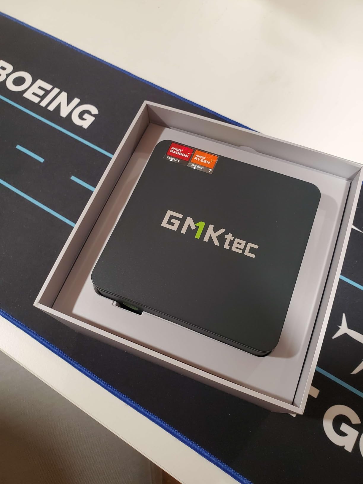 GMKtec Gaming PC Mini Computer, M7 Ultra Ryzen 7 PRO 6850U 32GB DDR5 RAM + 512GB Hard Drive PCle SSD Oculink Dual NIC LAN 2.5G Desktop, Dual USB4, HDMI 2.1, USB-C customer photo 2