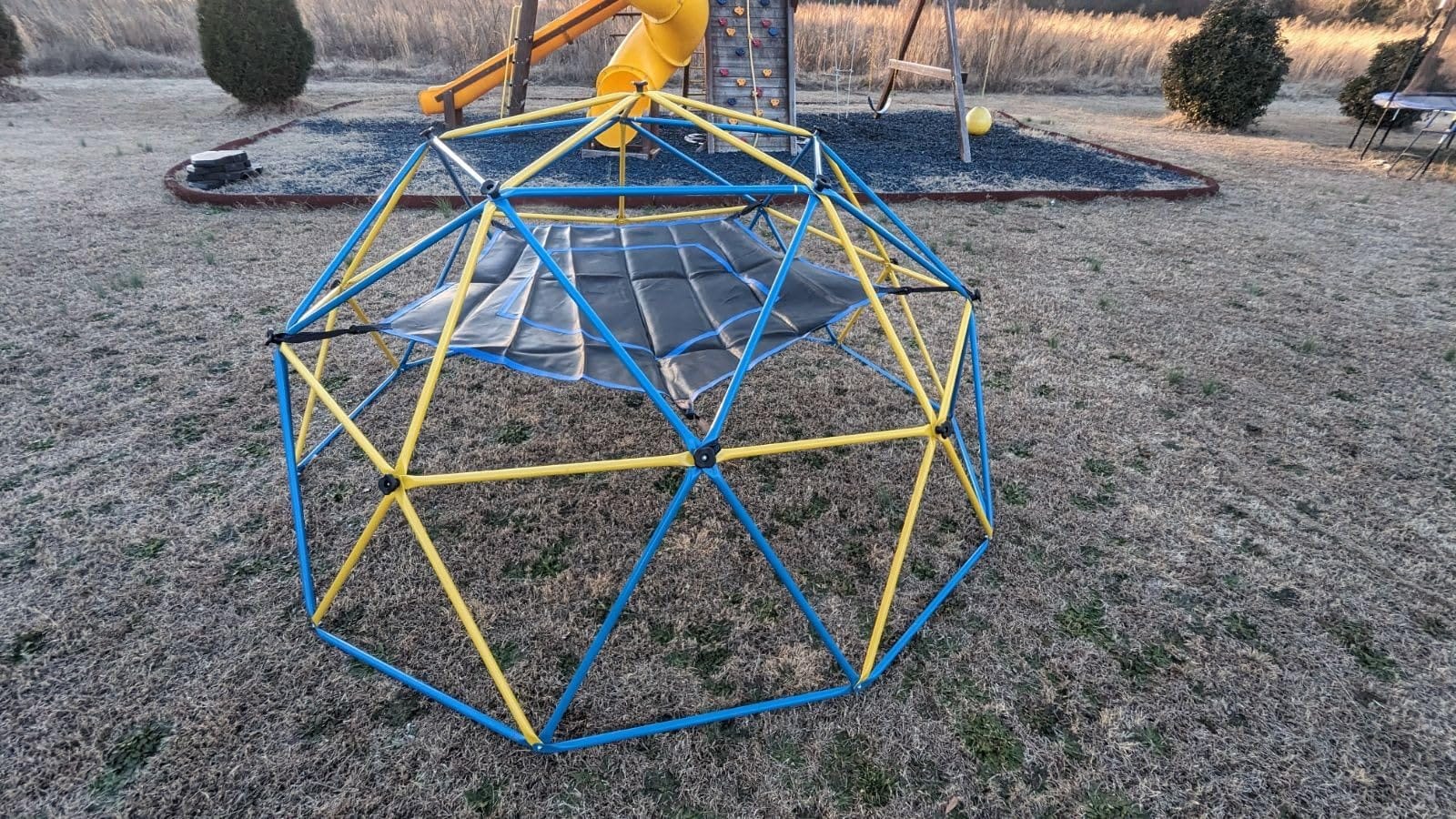 6.5 FT Tall Climbing Dome with Hammock for Kids 3-12 Outdoor | ASTM-certified Large Jungle Gym Dome Climber, 950lbs Total Capacity, Weather-resistant Steel, Patent-pending Backyard Playset customer photo 1
