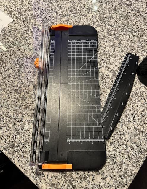 Guillotine Paper Cutter Heavy Duty 400 Sheet Capacity, Paper Cutter 12 Inch for A4 Paper with HSS Blade, Industrial Commercial Trimmer for Office, School, Print Shop, Safety Lock & Clear Grids customer photo 2
