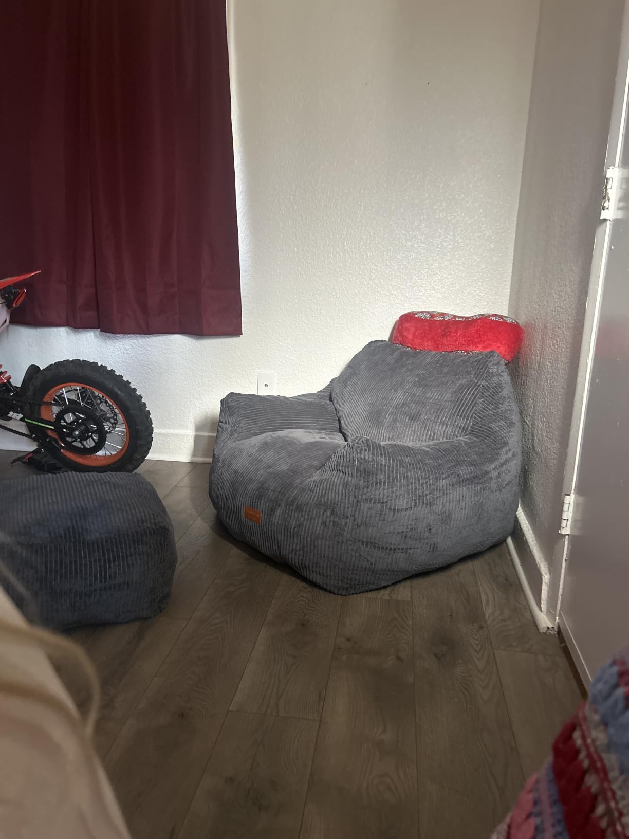 Big Bean Bag Chair for Adults, Ultra Soft BeanBag with Armrests for Napping, Gaming customer photo 1