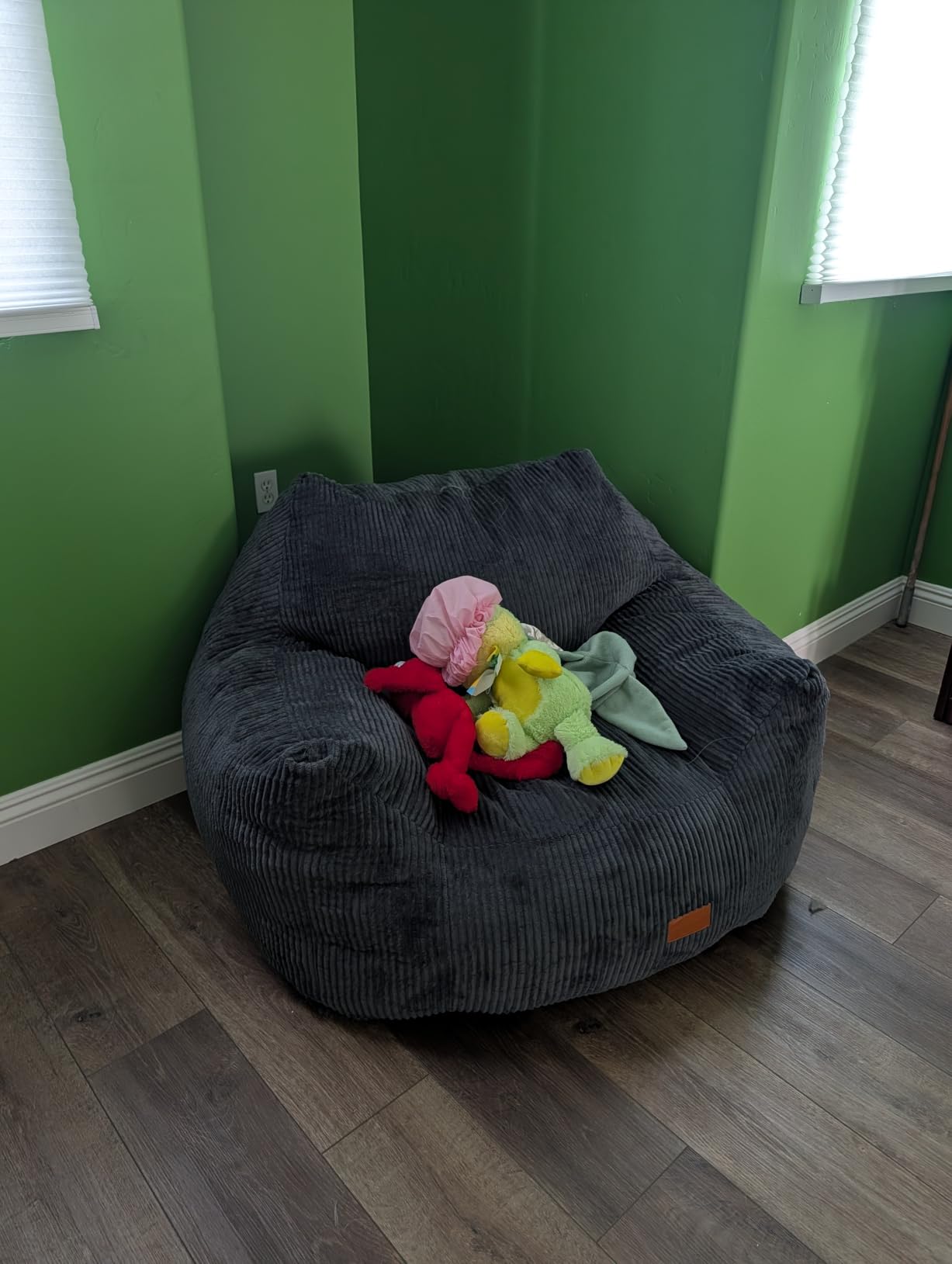 Big Bean Bag Chair for Adults, Ultra Soft BeanBag with Armrests for Napping, Gaming customer photo 2