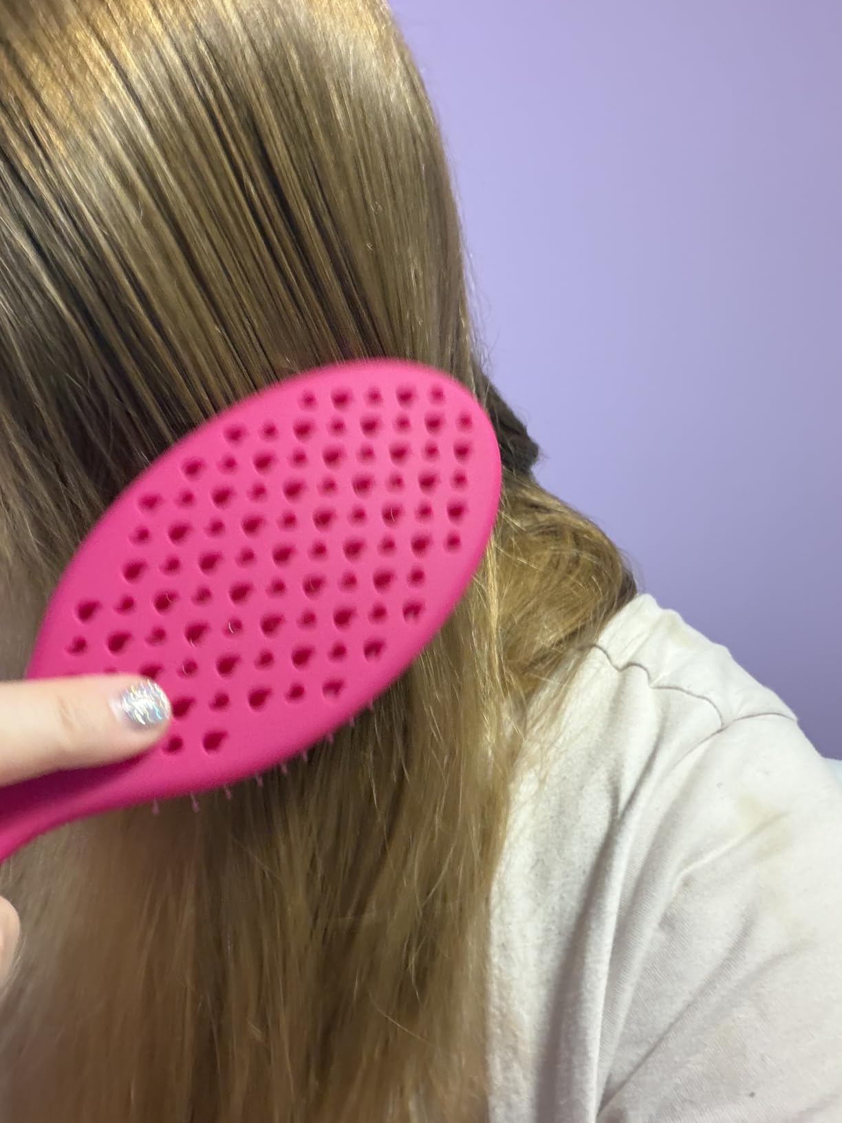 Wet Brush Frizz-Free Detangler Brush with Ionic Technology, Black customer photo 1