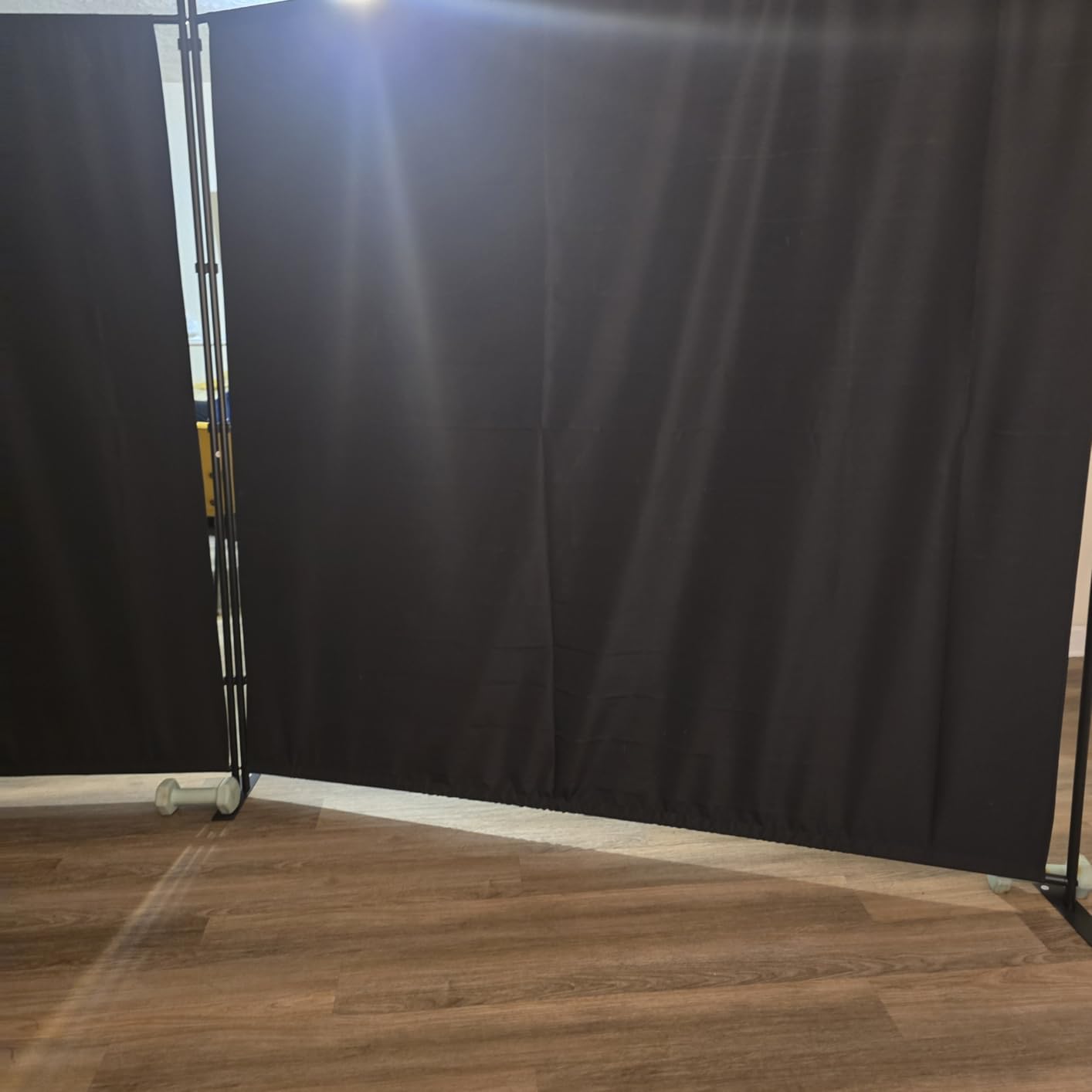 C-Hopetree 10 Panels Room Divider, 6 Ft Tall Indoor Folding Privacy Screen, Portable Partition Separator, Freestanding Separation Temporary Wall for Office, Bedroom, 197
