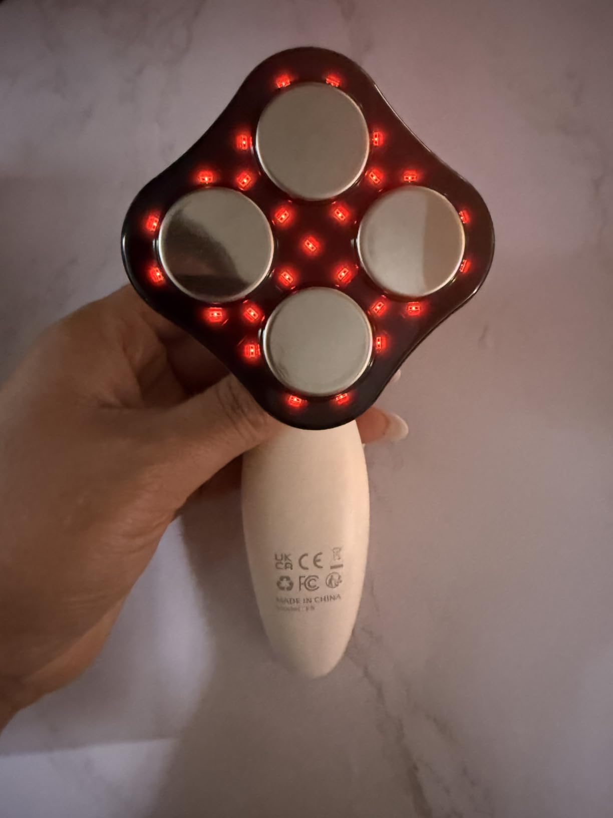 Body Sculpting Machine - Cellulite Massager Tool with Heating Skin Tightening for Home Use, Cellulite Remover for Belly, Legs, Belly, Arms, Buttocks, Wireless & Lightweight customer photo 2