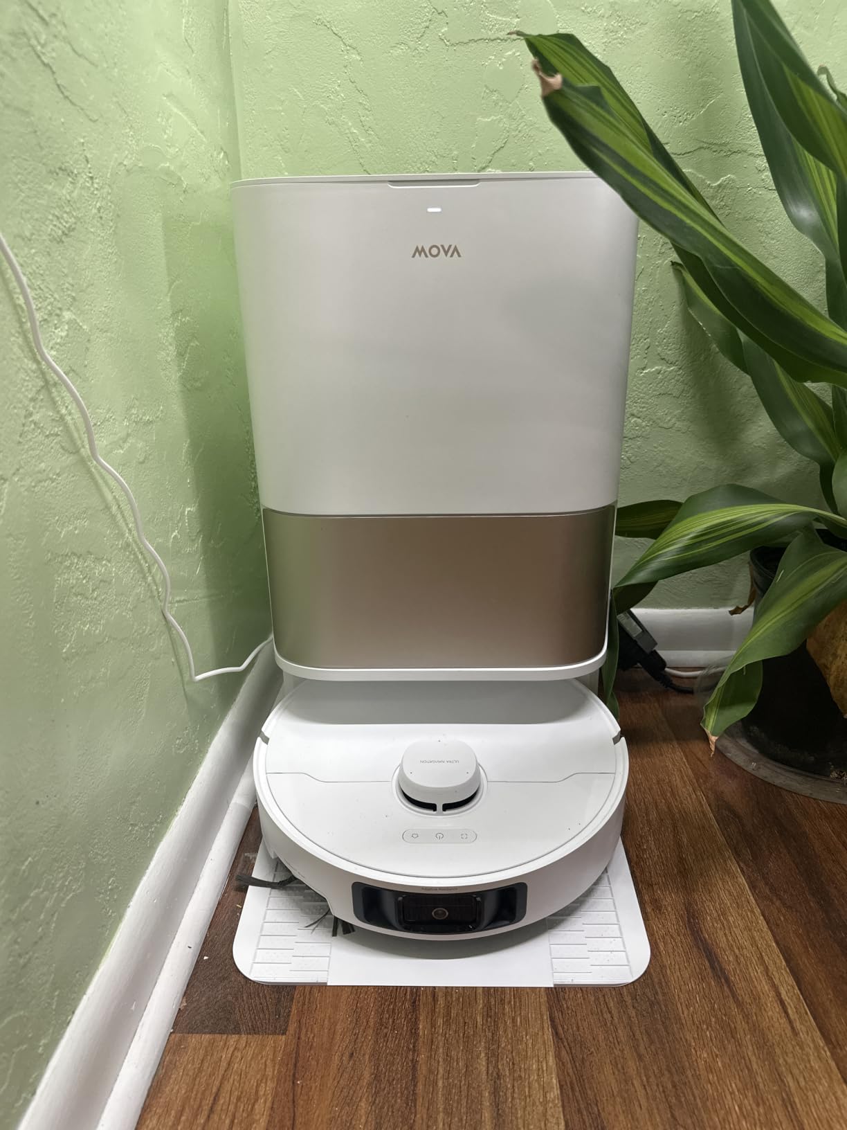 Mova P10 Pro Ultra Gen 2 Robot Vacuum and Mop, 26000Pa Suction, 212 F Hot Water Auto Mop Washing, 1-Hour Hot Air Drying, Extendable Mop, All-in-One Dock, Triple Anti-Tangle System customer photo 2