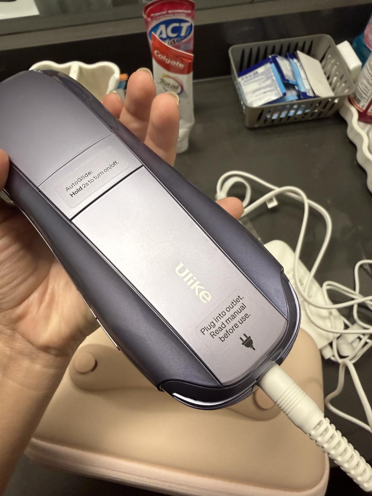 Ulike Laser Hair Removal Air 10 Deluxe Version IPL for Women and Men with Ice-Cooling Technology, Nearly Painless and Permanent Hair Reduction, at Home Hair Removal in 10mins with Skin Sensor customer photo 2