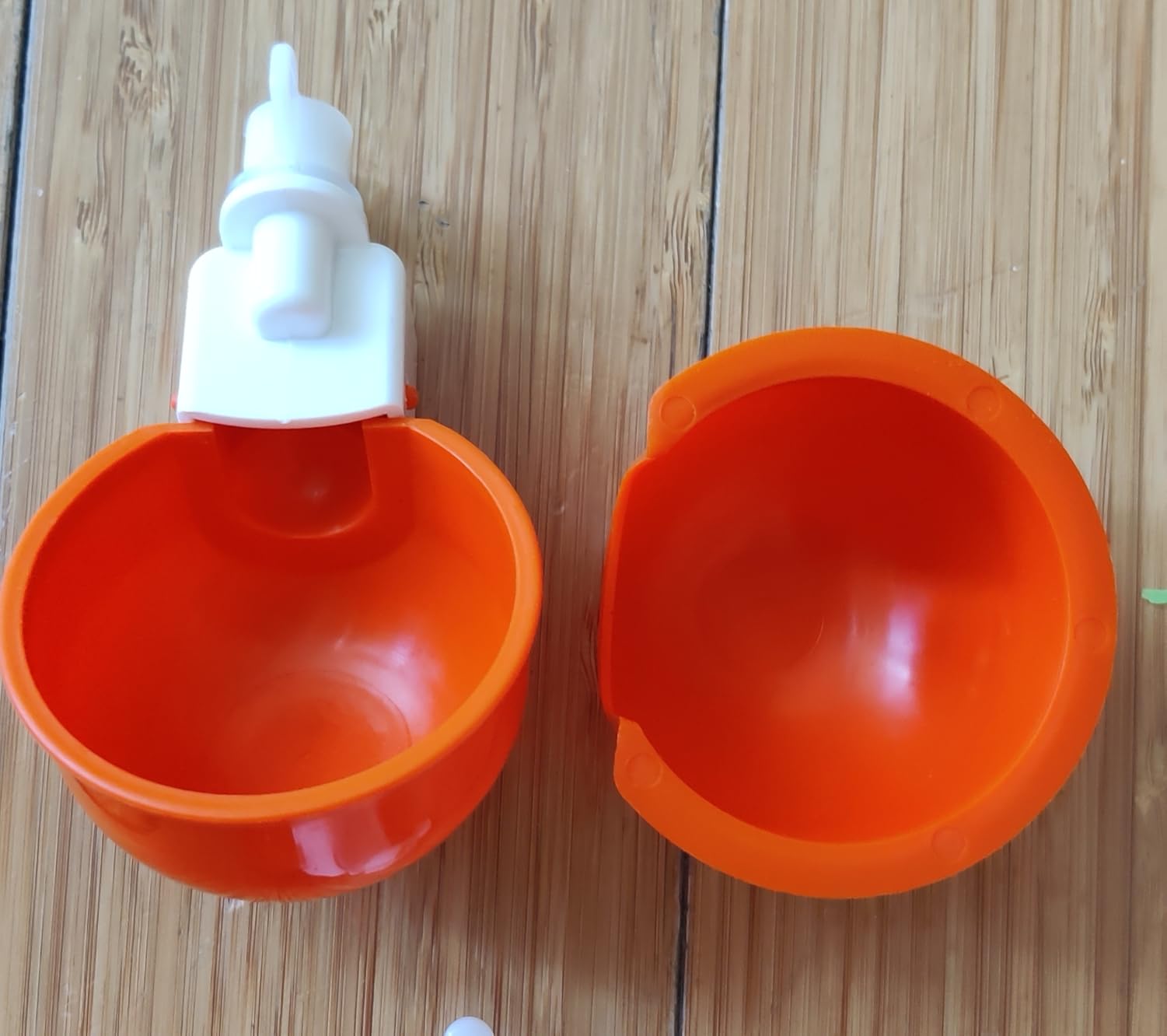 Eggluuz 5 Gallons Chicken Waterer Bucket with Chicken Water Cups, Adjustable Legs and Anti-Roost Cone customer photo 2