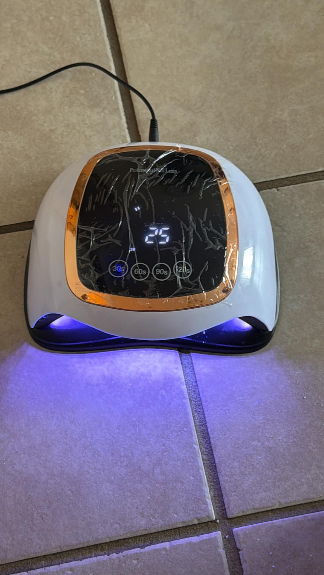 UV Nail Lamp, 180W LED Nail Dryer for Gel Polish, Touch Screen, 42 Beads | Auto Sensor Curing Light with LCD Display and 4 Timer Settings, Fast, Even Curing for Salon Use and Home DIY Manicure customer photo 2