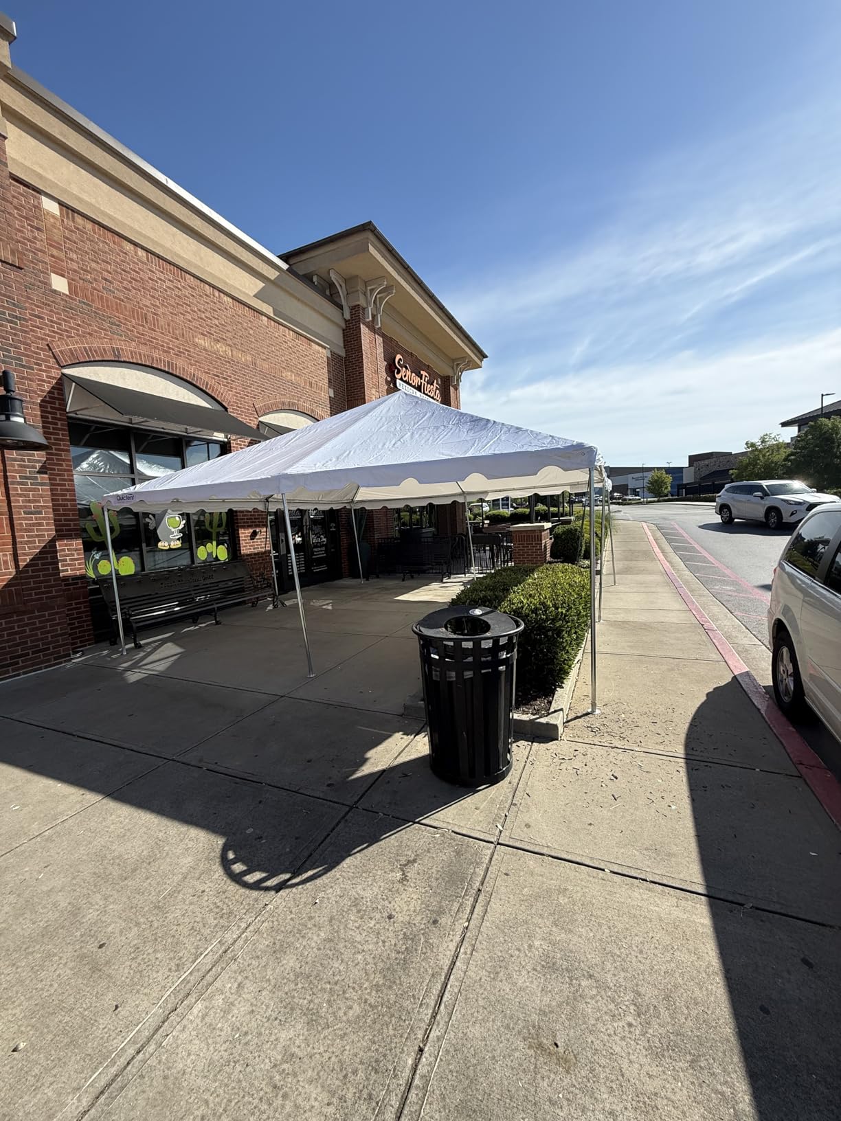 Quictent 20x40 Heavy Duty West Coast Frame Party Tent, No Sides | CPAI-84 Fire Retardant PVC, 12ft Peak No Center Pole, Waterproof Commercial Wedding Event Tent Rental for 100 Person, White customer photo 2