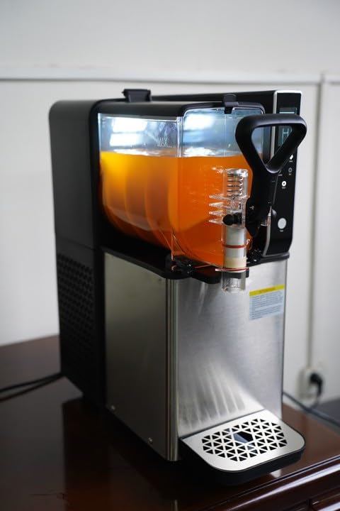 Slushie Machine, No Ice Needed Margarita Machine, 4L/1.05 Gal x 2 Tank Slushy Machine for Home & Commercial Use, 400W Frozen Drink Machine for Slush, Cold Drinks, Frappés & More, Auto Clean customer photo 2